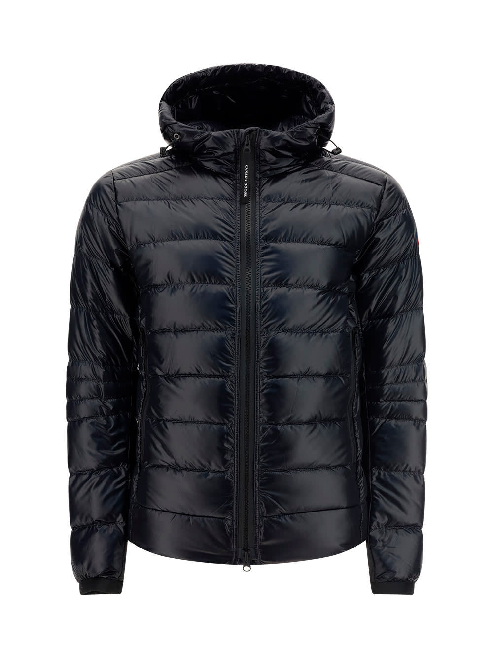 Shop Canada Goose Crofton Down Jacket In Nero