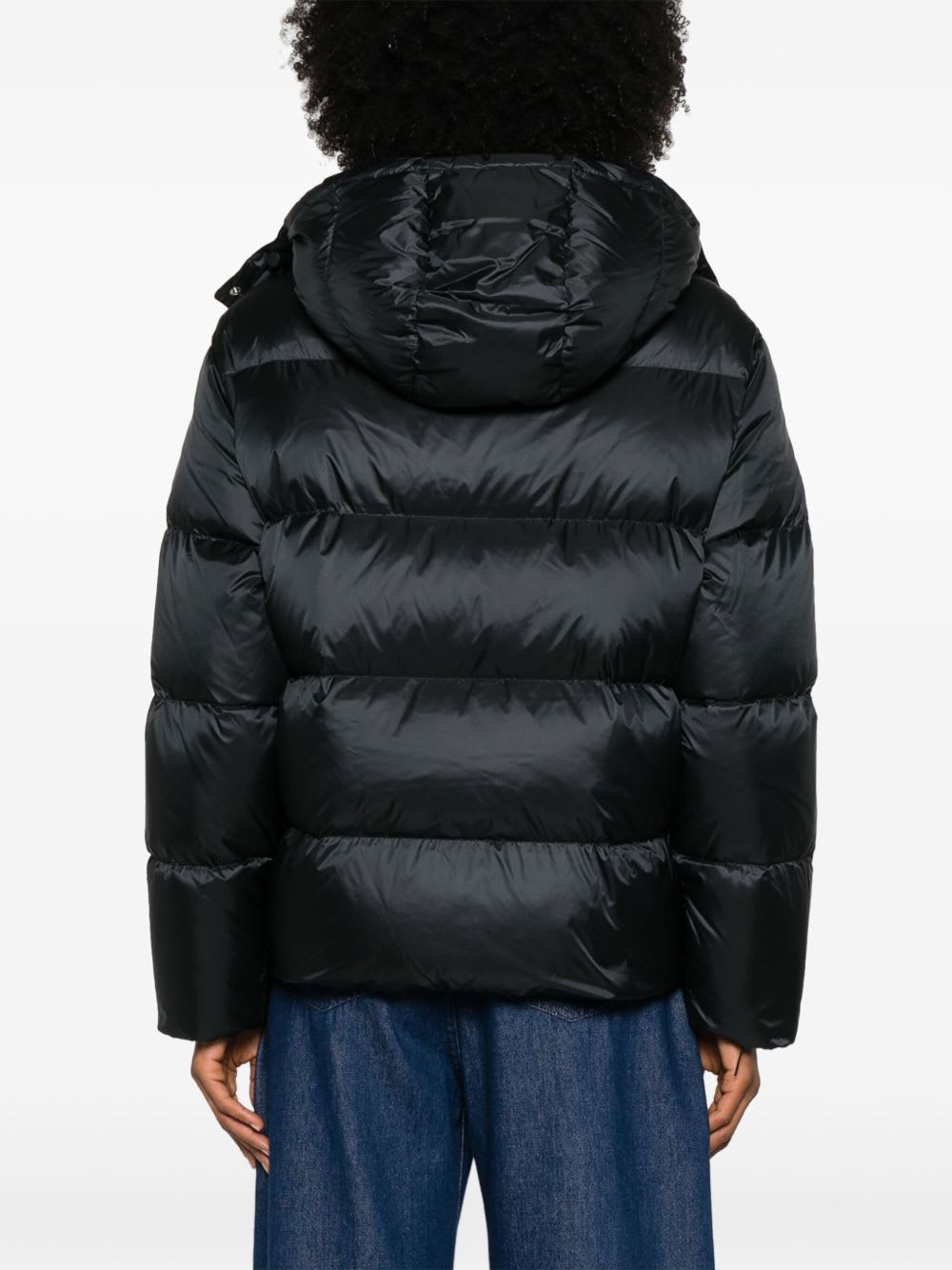 Polo Ralph Lauren Water-repellent Quilted Down Jacket With Detachable Hood Clothing In Black
