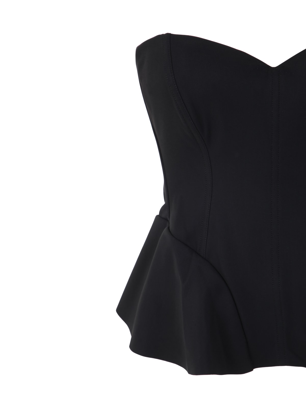 Shop La Petit Robe Di Chiara Boni Sem Brassiere Top In Black