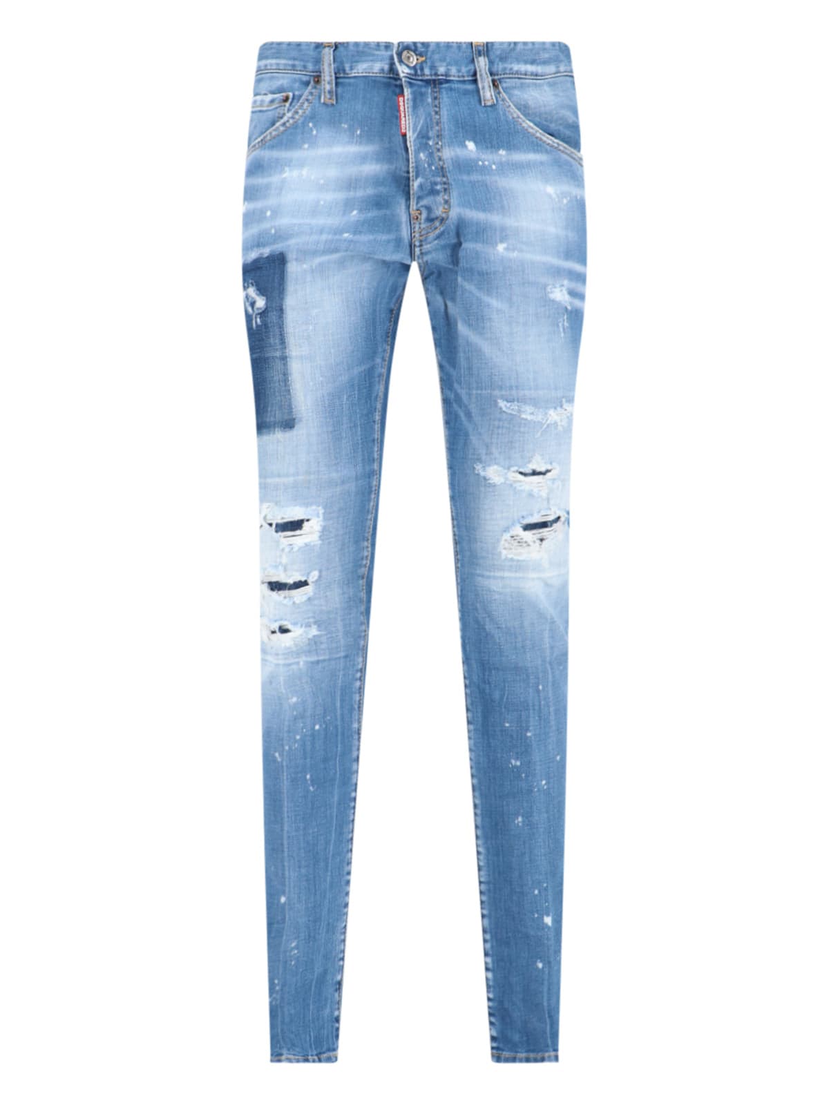 Shop Dsquared2 Skinny Jeans In Light Blue