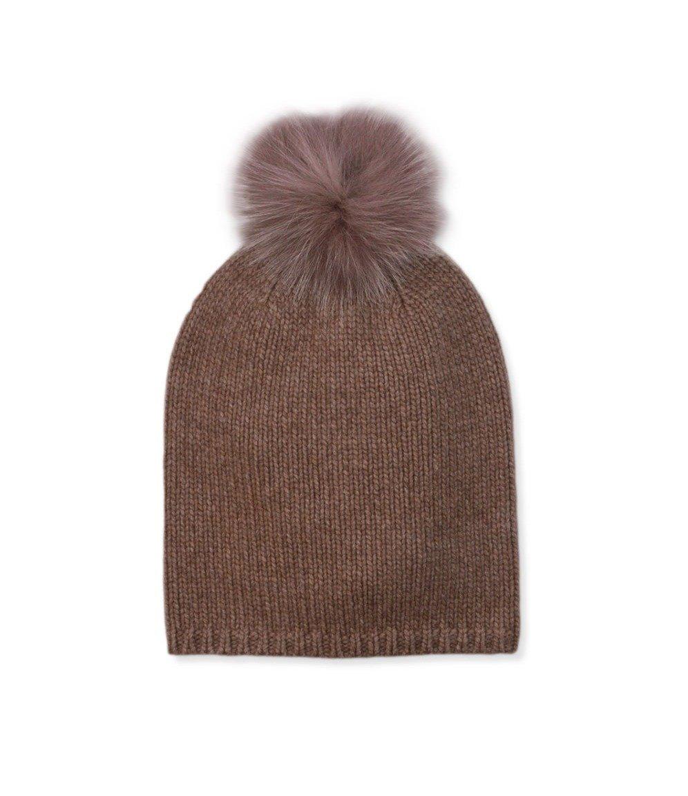 Shop Max Mara Ribbed Knit Beanie In Sabbia