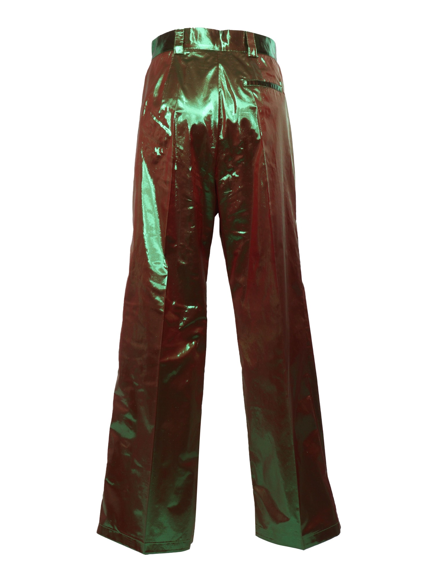 Forte Forte Brown Metallic Effect Trousers In Brown