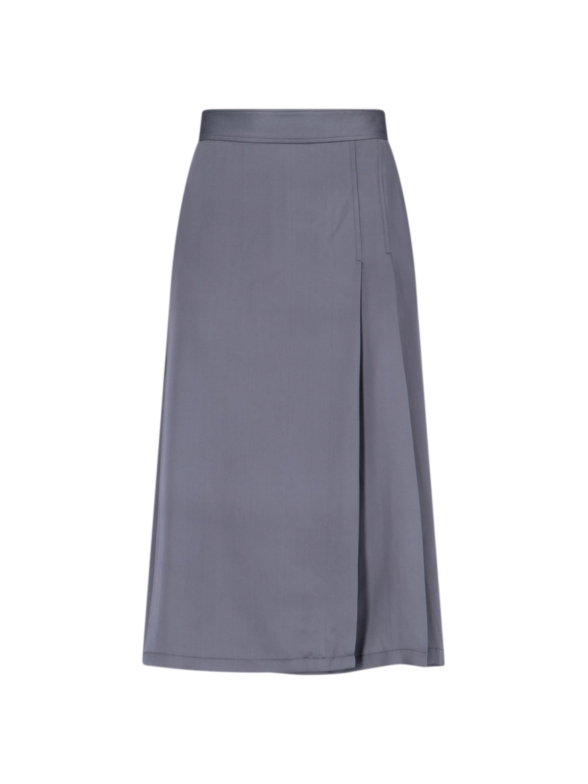 Aspesi Tailored Grey Skirt With Minimalist Aesthetic In Gray