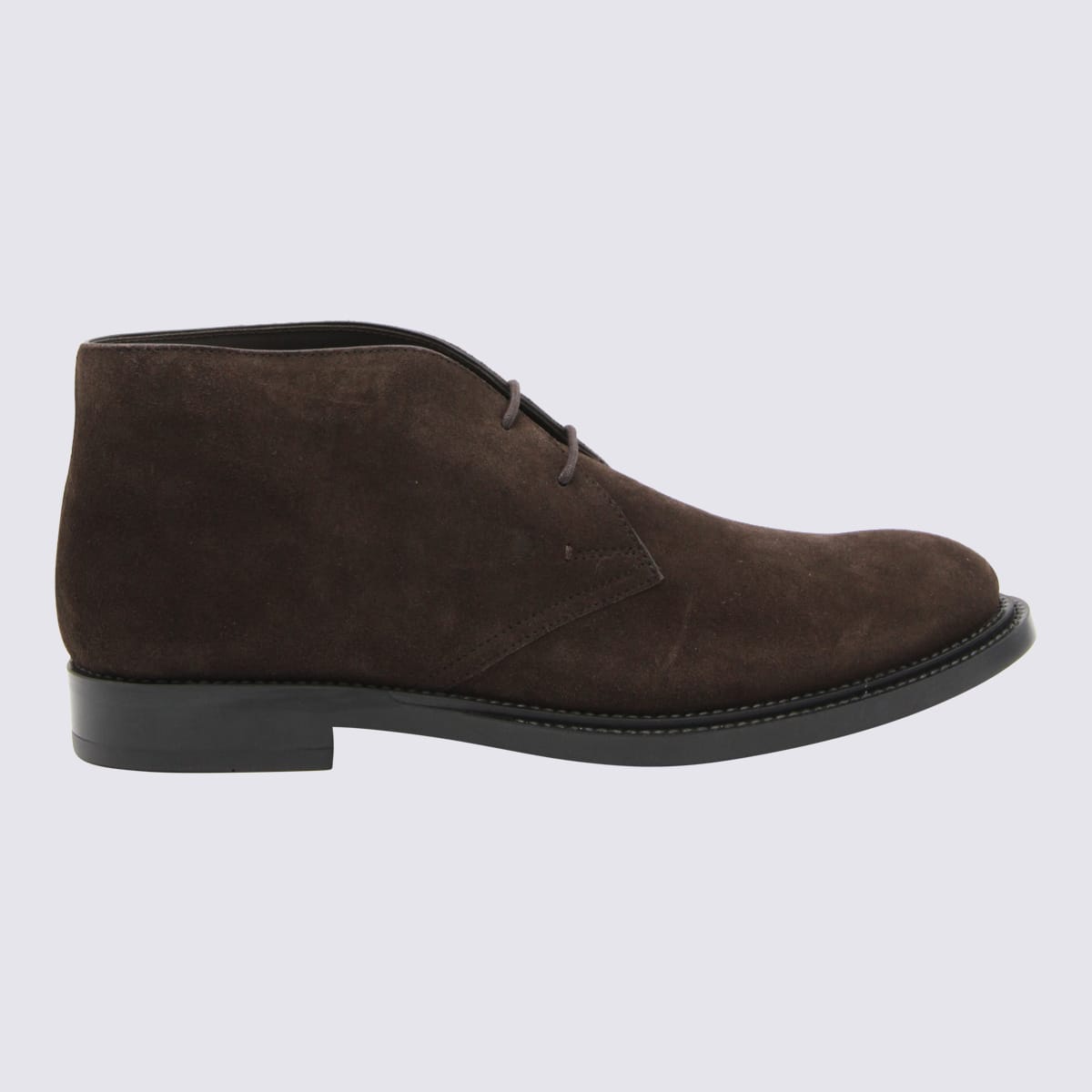 Shop Tod's Brown Suede Boots