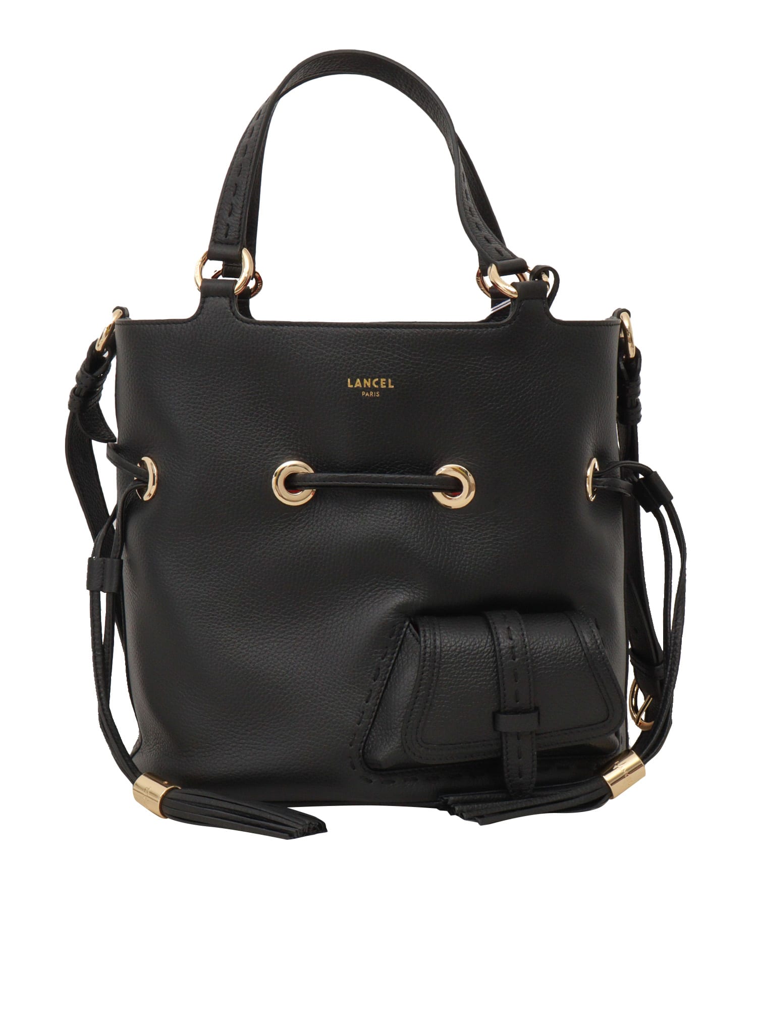 Shop Lancel Seau Bag M In Black