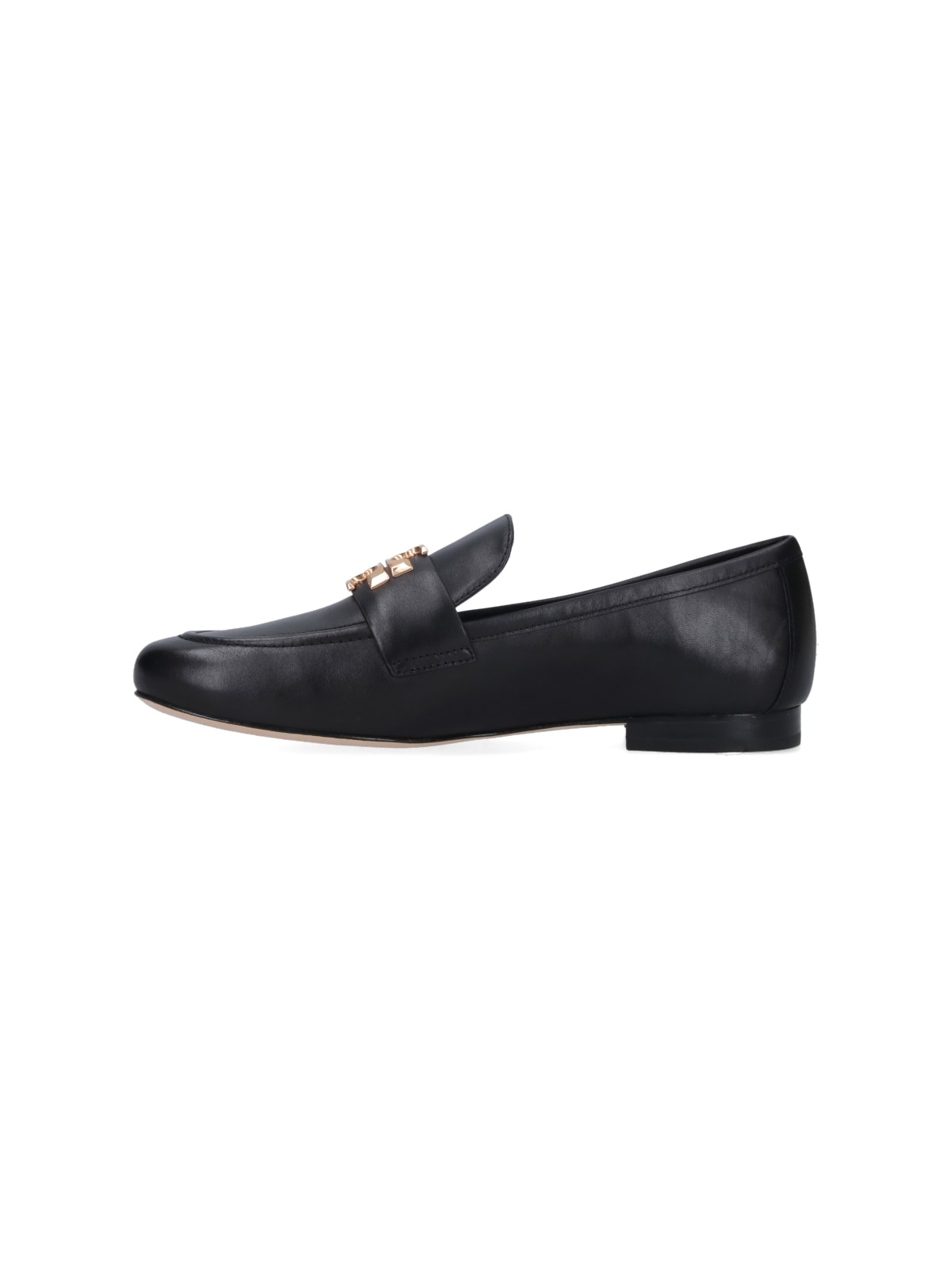 Shop Tory Burch Loafers With Eleanor Charm In Black