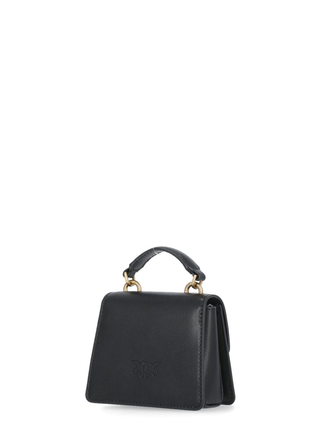 Pinko Love One Micro Handbag In Black