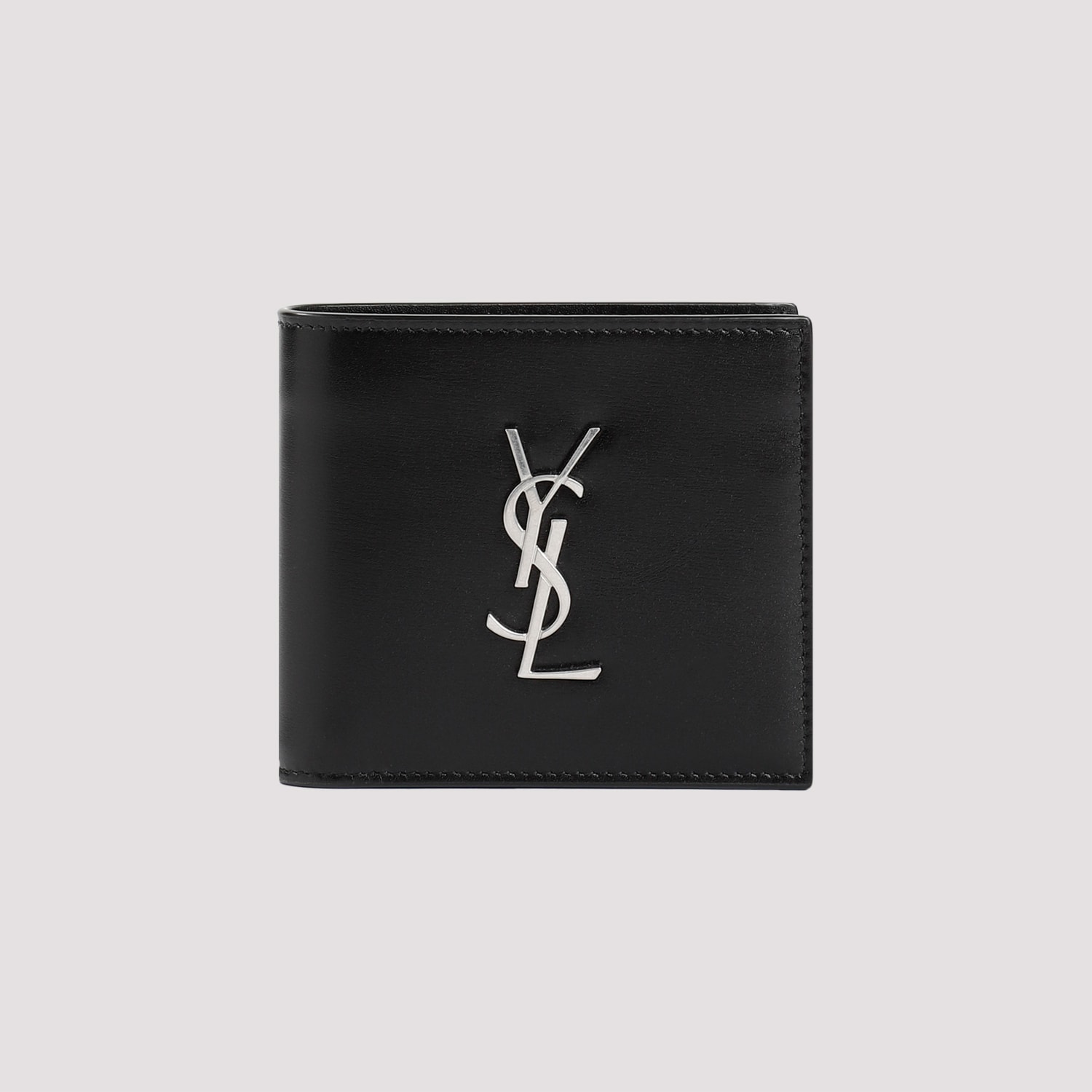 Saint Laurent Ysl Credit Card Holder In Black