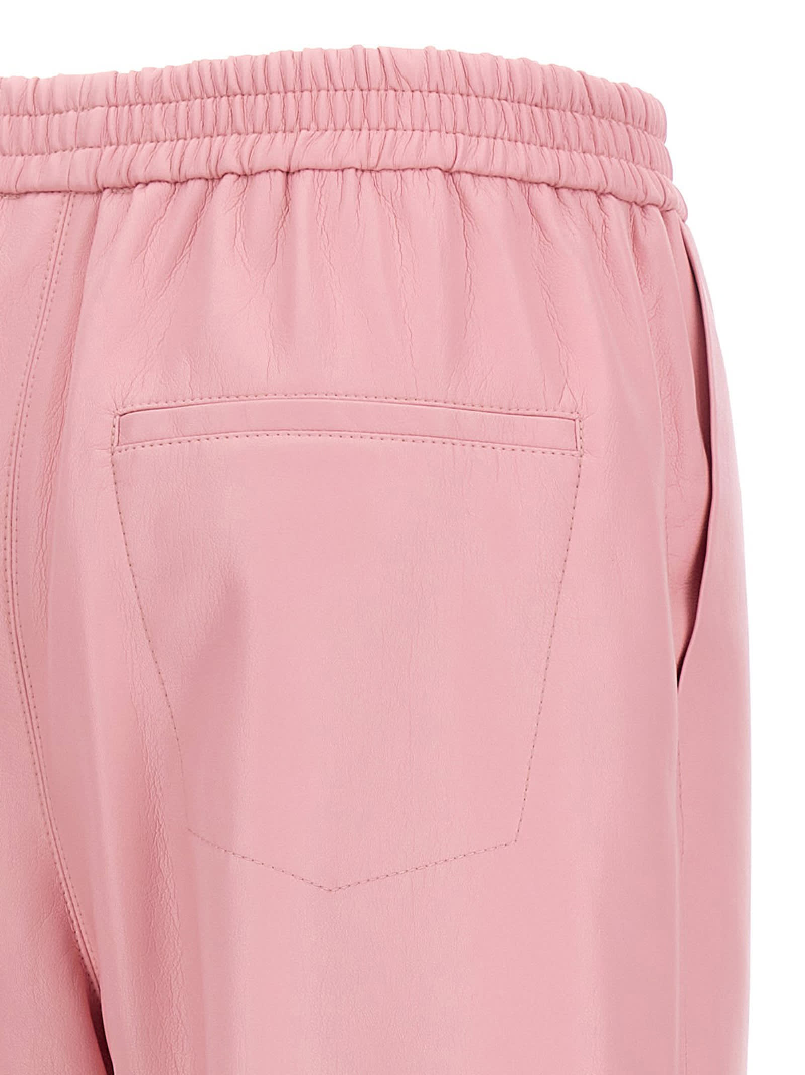 Shop Nanushka Lorca Pants In Pink