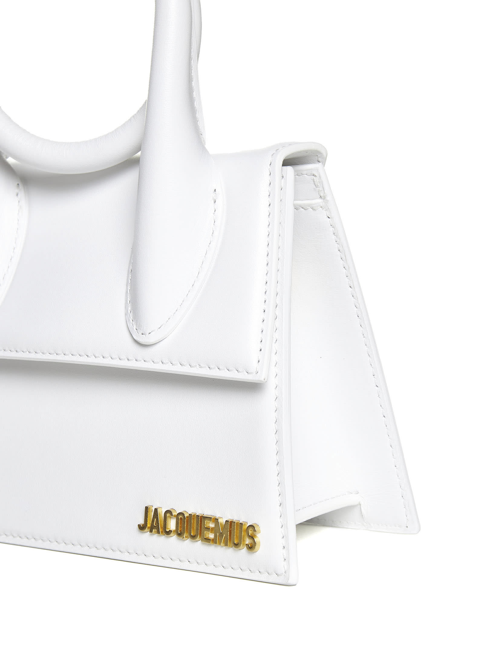 Jacquemus Le Chiquito Noeud Tote Bag In White