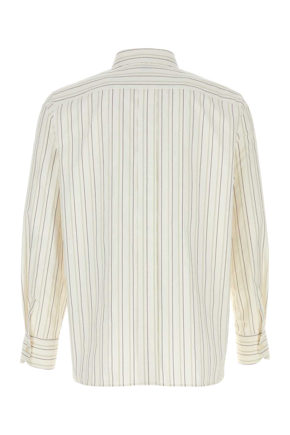 Saint Laurent Cassandre Shirt And Blouse White In White