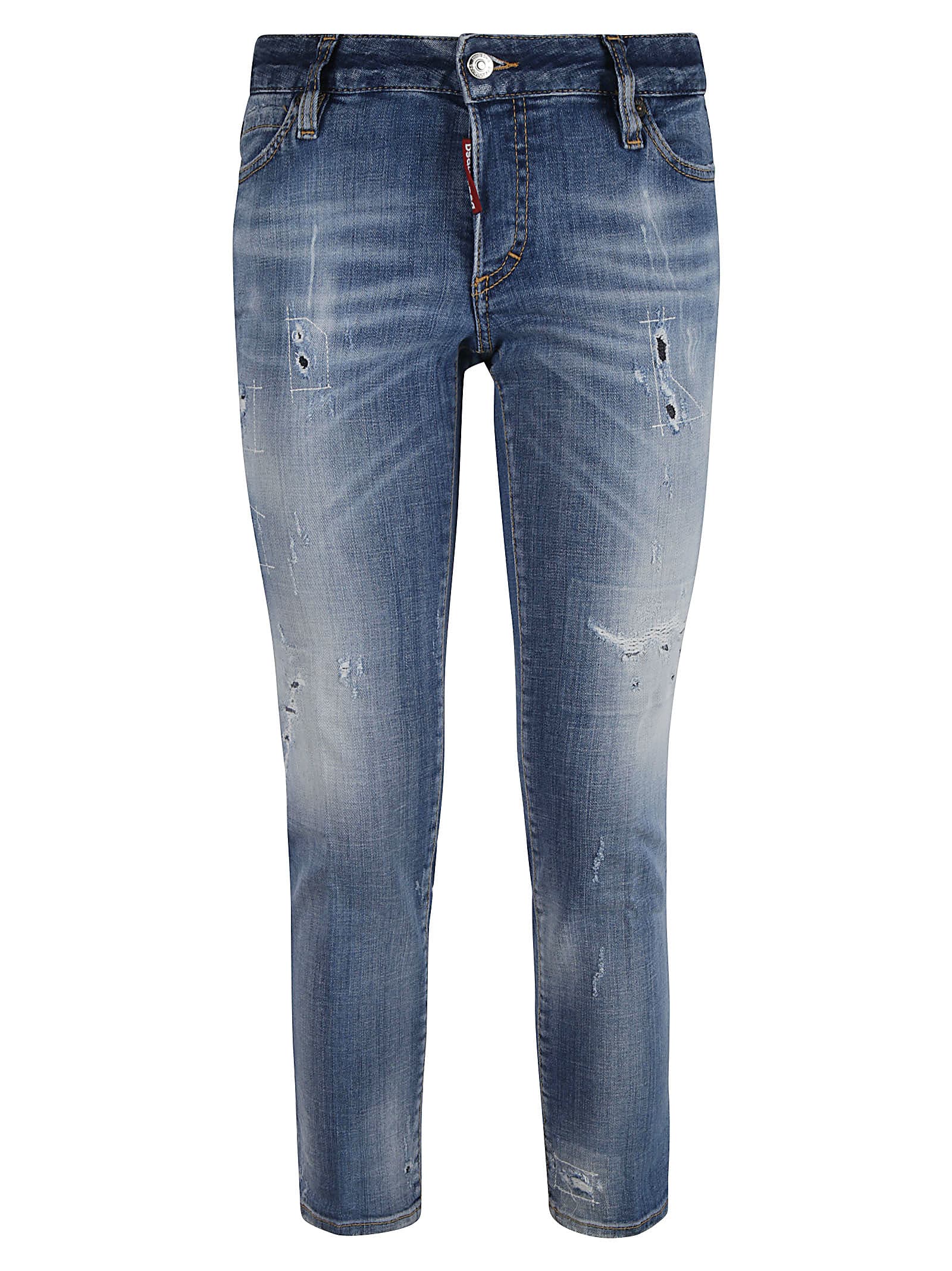 Dsquared2 Ripped Detail Jeans