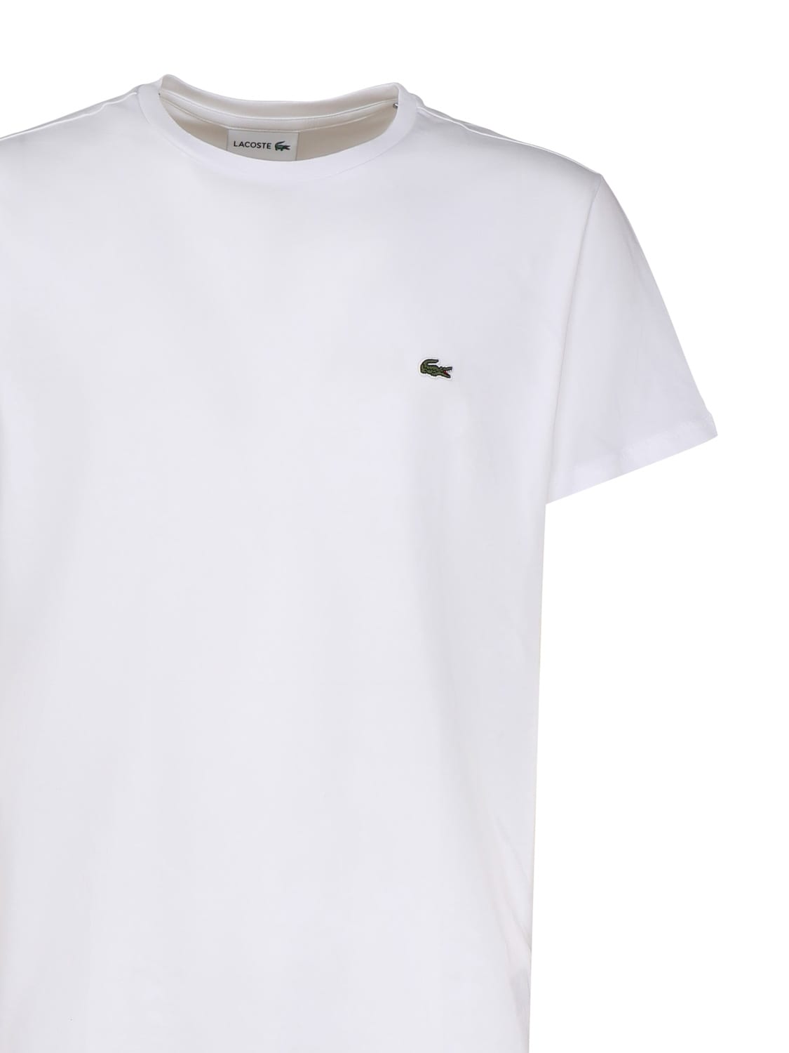 Shop Lacoste T-shirt Polo Classic  In White