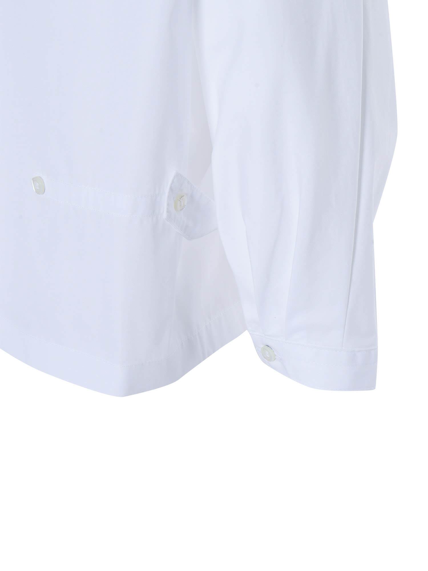 Shop Aspesi White Shirt