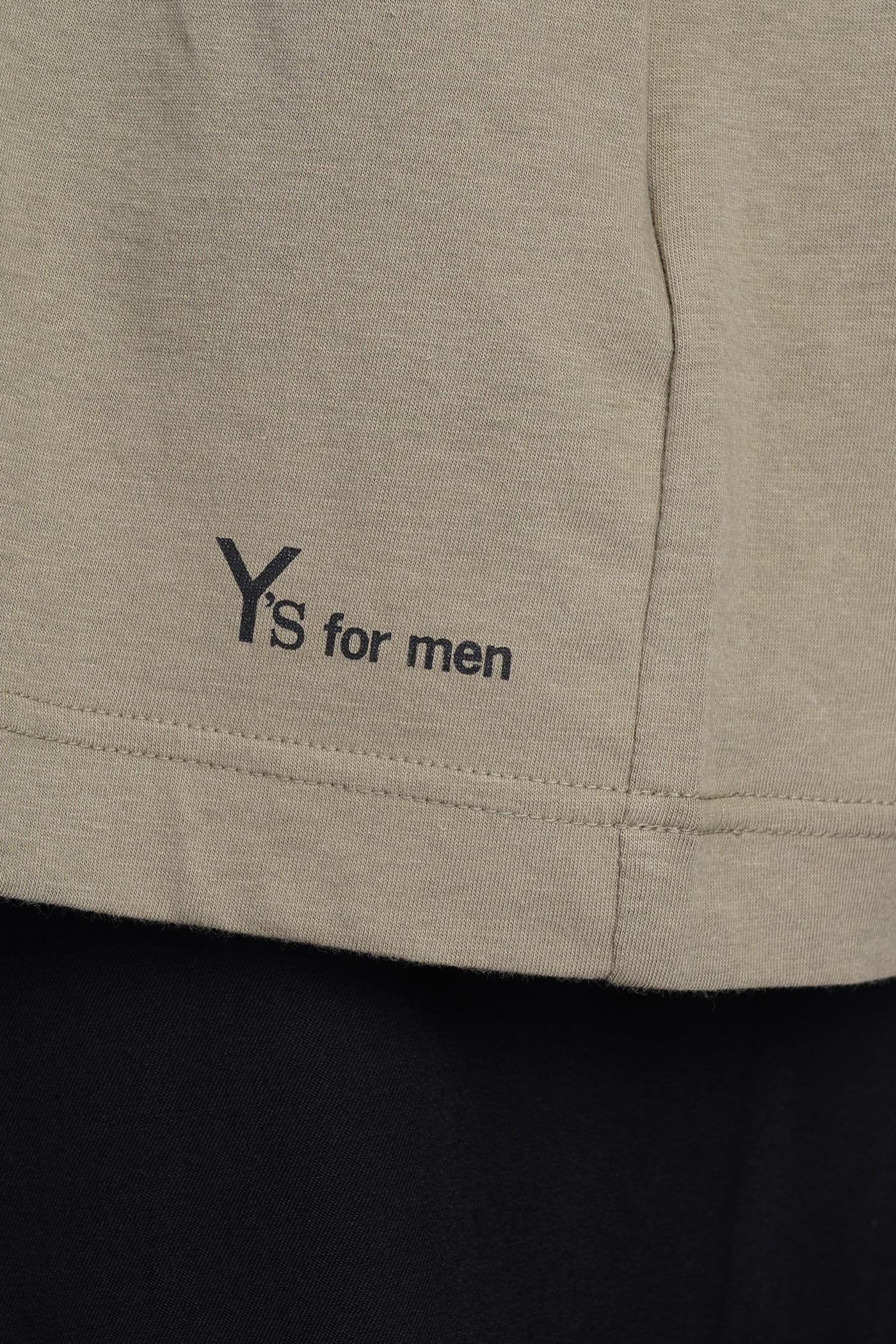 Shop Yohji Yamamoto T-shirt In Green Cotton