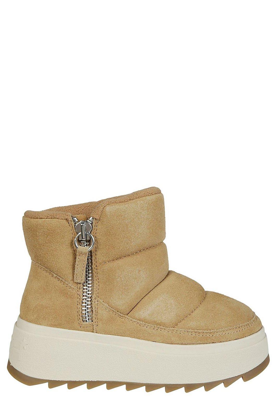 Shop Ash Malica Bis Padded Boots In Camel