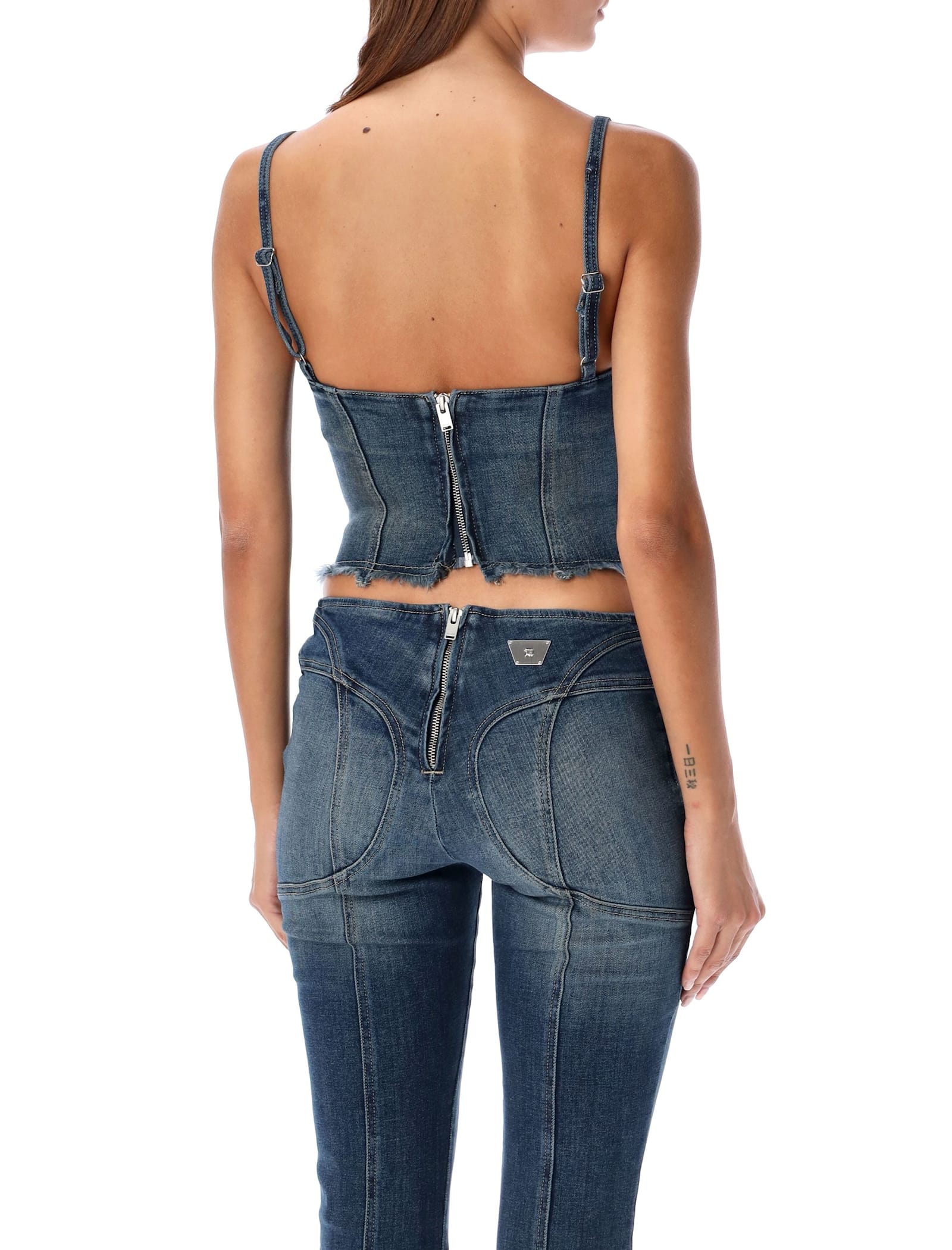 MISBHV LARA LACED DENIM CORSET 