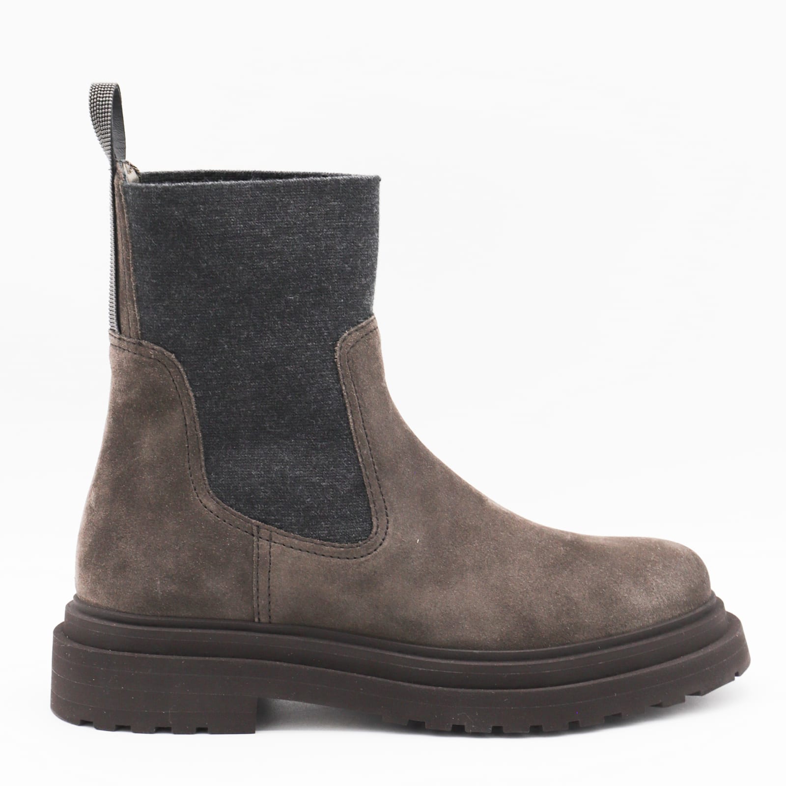 Brunello Cucinelli Brown Leather Boots