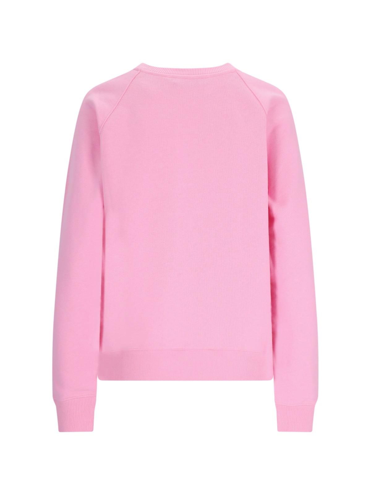 Shop Msgm Logo Crewneck Sweatshirt In Pink