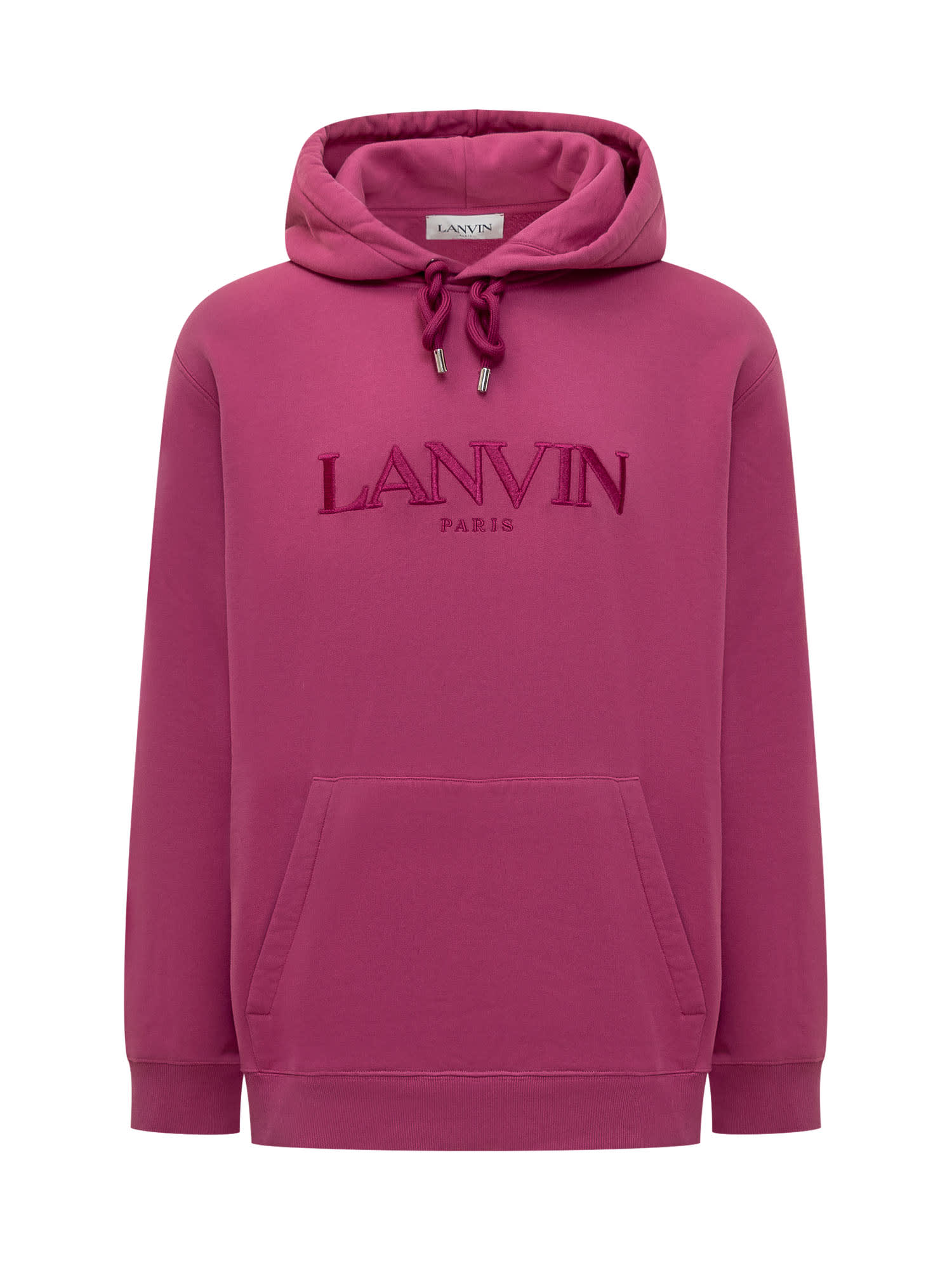 Shop Lanvin Hoodie In Fuchsia