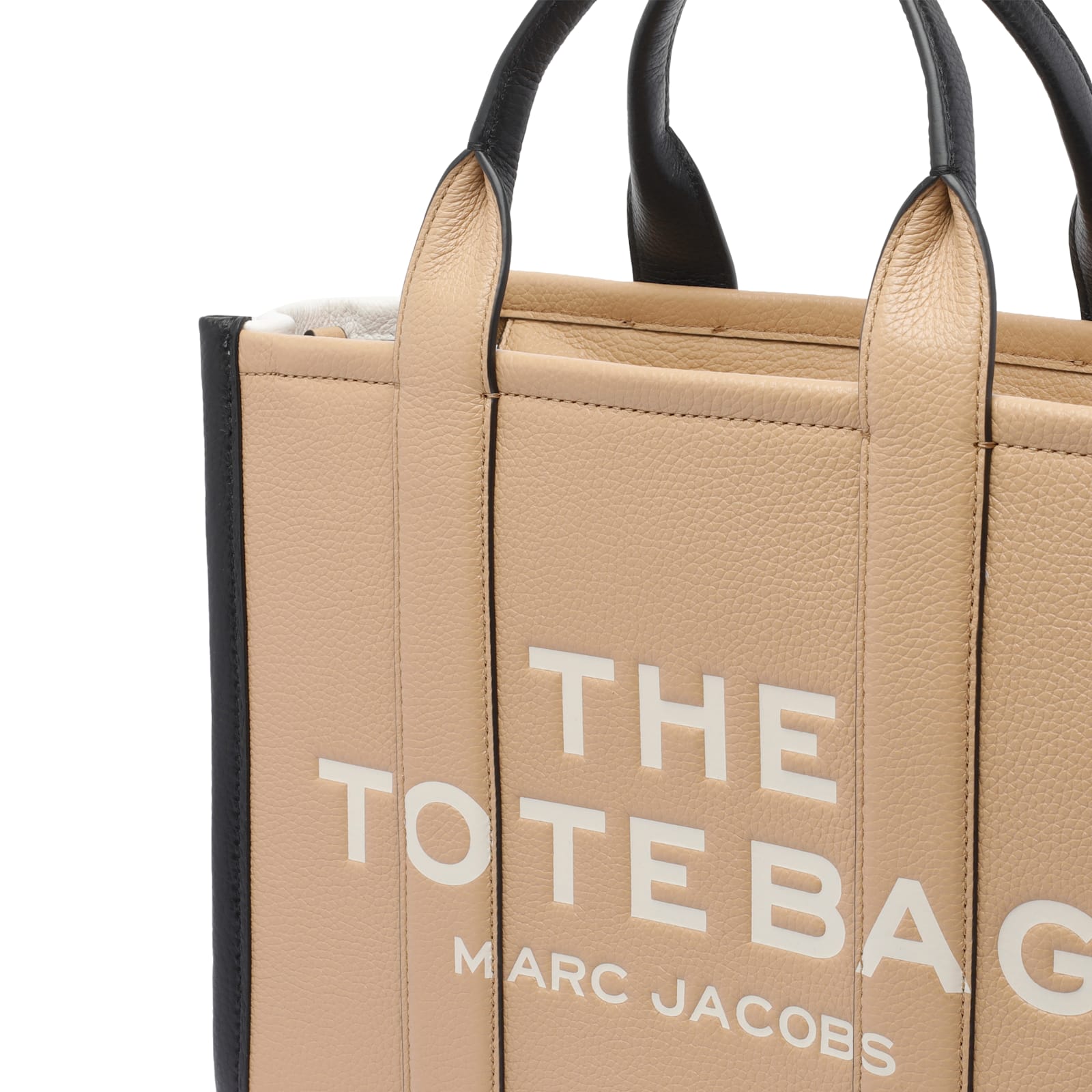 Marc Jacobs Medium Leather Tote Bag With Removable Strap In Brown