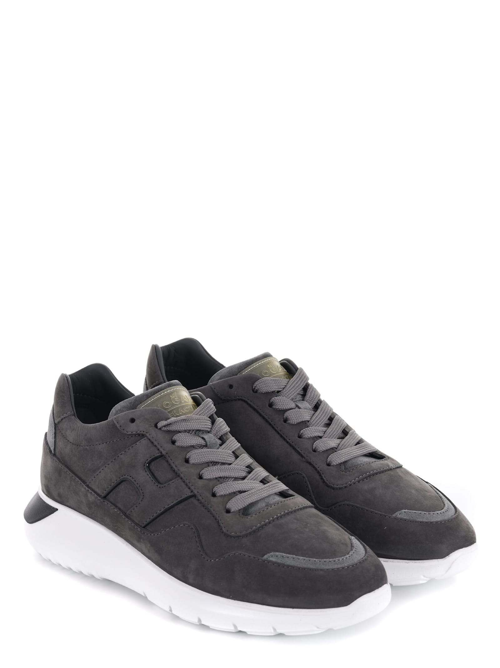 Shop Hogan Interactive3 Sneakers In Grey