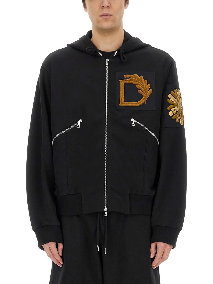 Sweatshirt With Embroidery