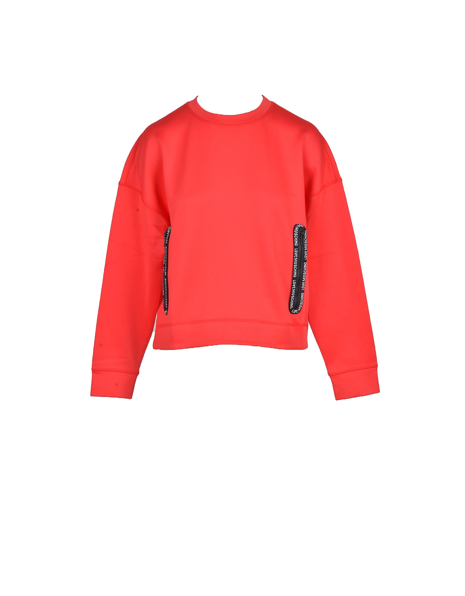 Love Moschino Womens Red Sweatshirt