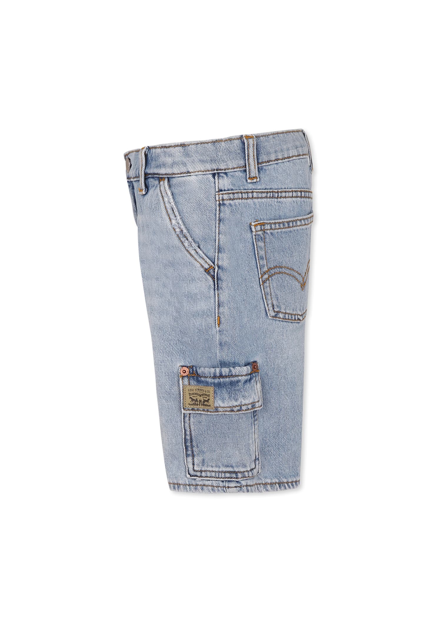 LEVI'S DENIM SHORTS FOR BOY WITH LOGO