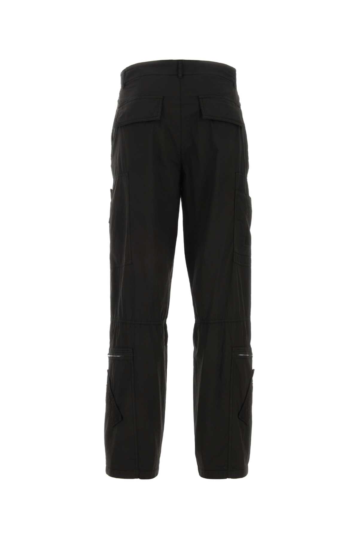 Givenchy Black Poplin Cargo Trouser