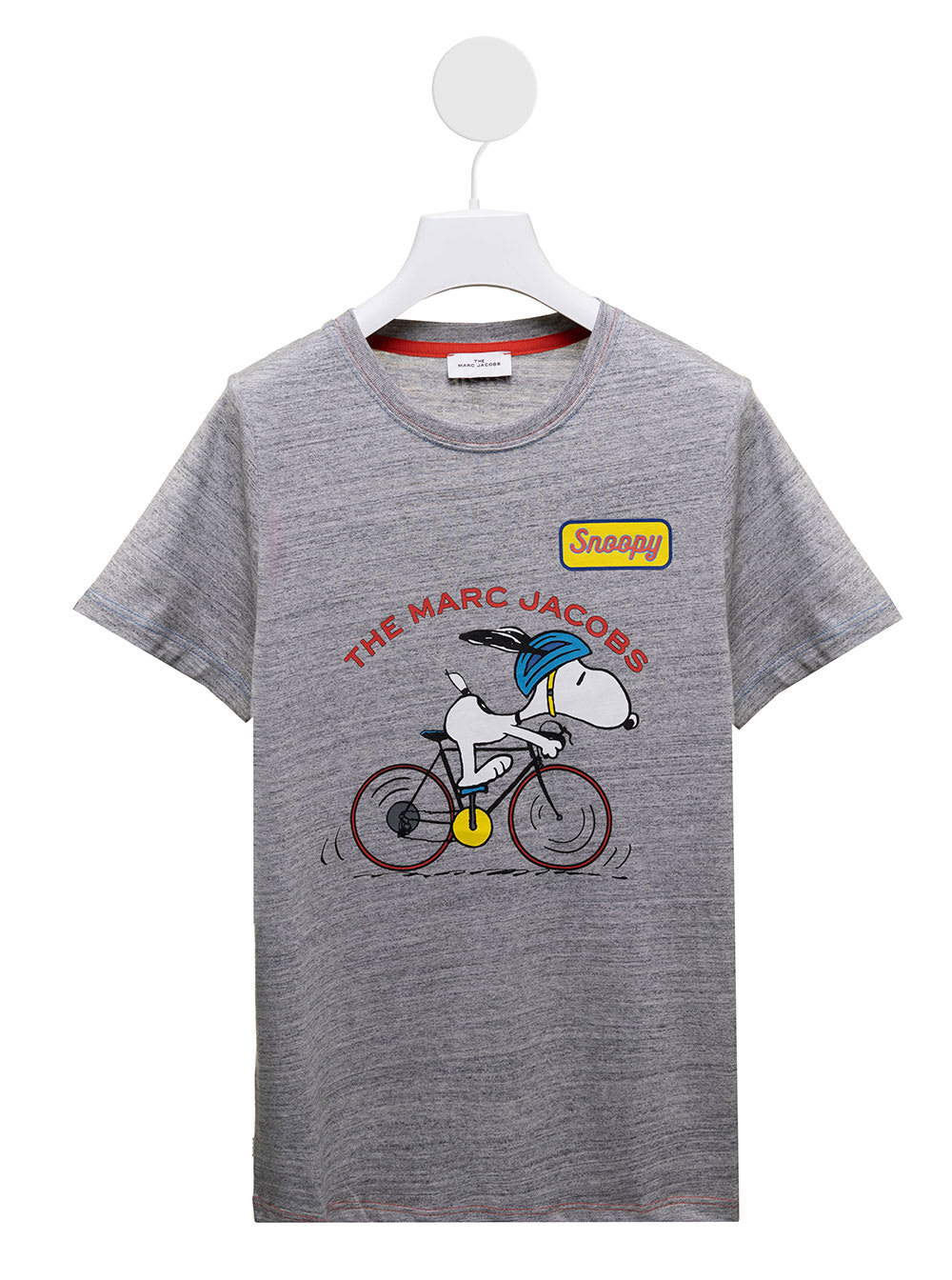 Marc Jacobs Boys Grey Cotton T-shirt With Snoopy Print