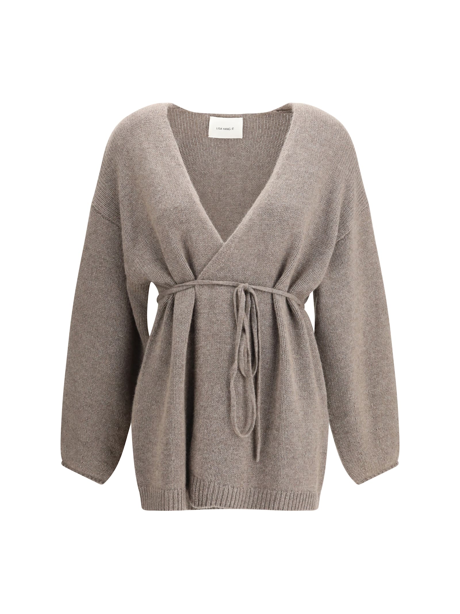 Lisa Yang Laurina Cardigan In Brown