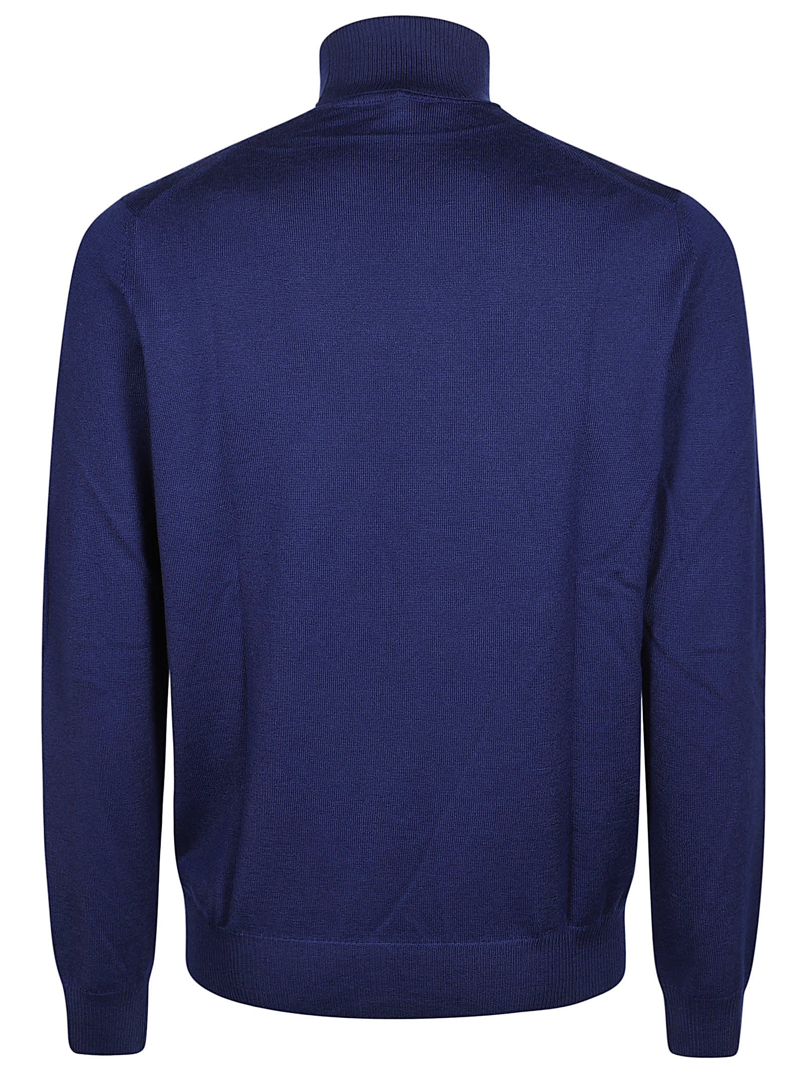 Fay Turtle Neck Sweater In Bluviola