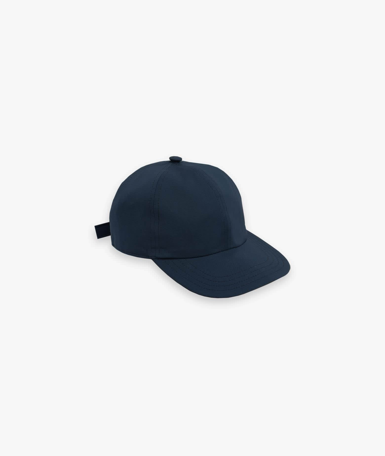 Larusmiani Cashmere Baseball Cap Hat In Navy