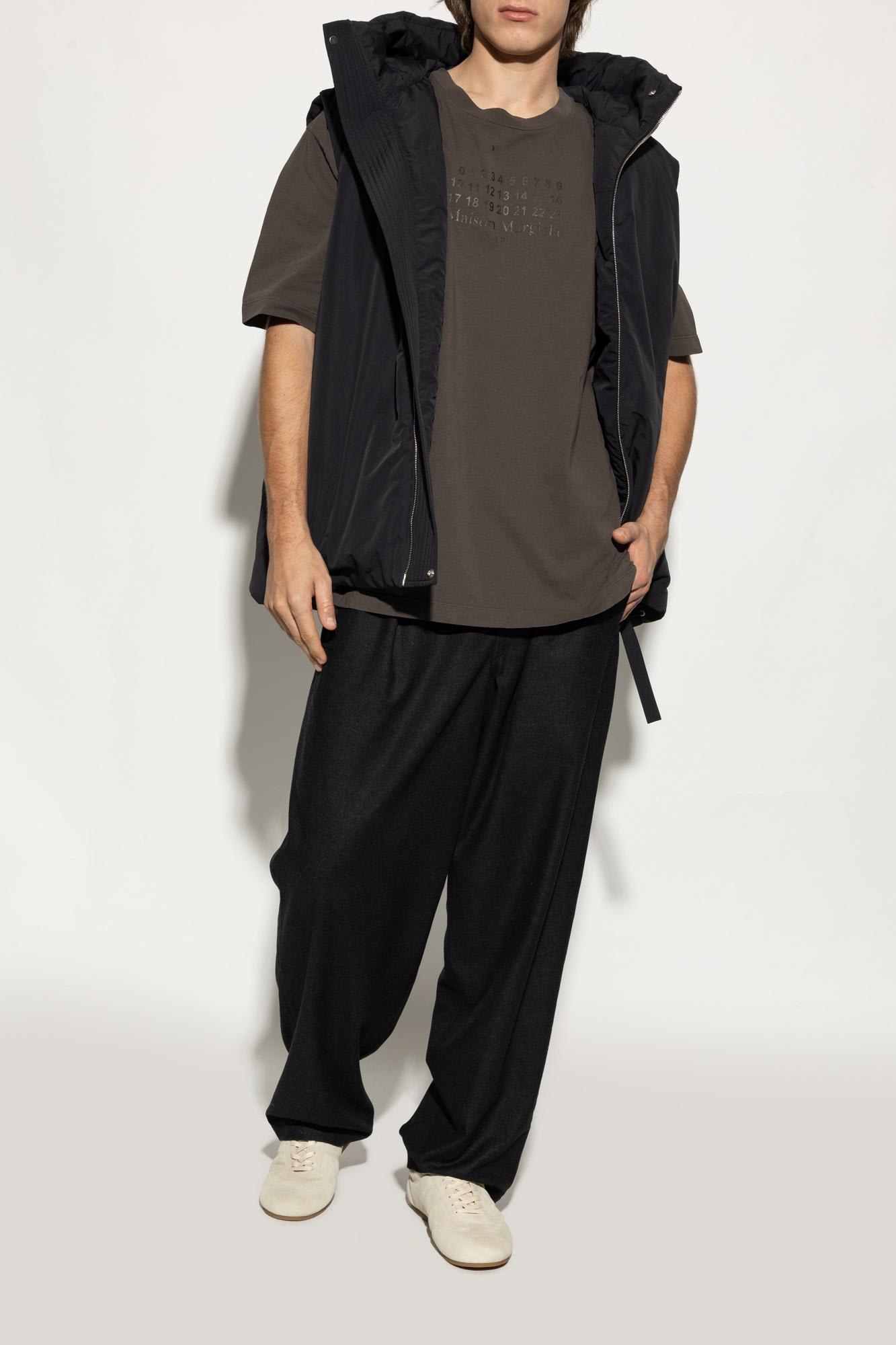 Lemaire Suede Low Profile Sneakers With Rubber Sole In Animal Print