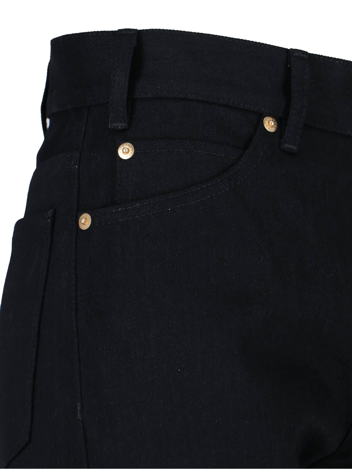 Celine Straight Leg Trousers Belt Loops In Animal Print