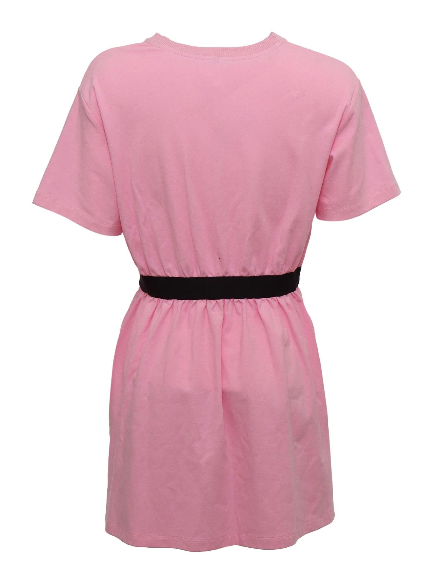 Dolce & Gabbana Short Sleeves Dress In Pink