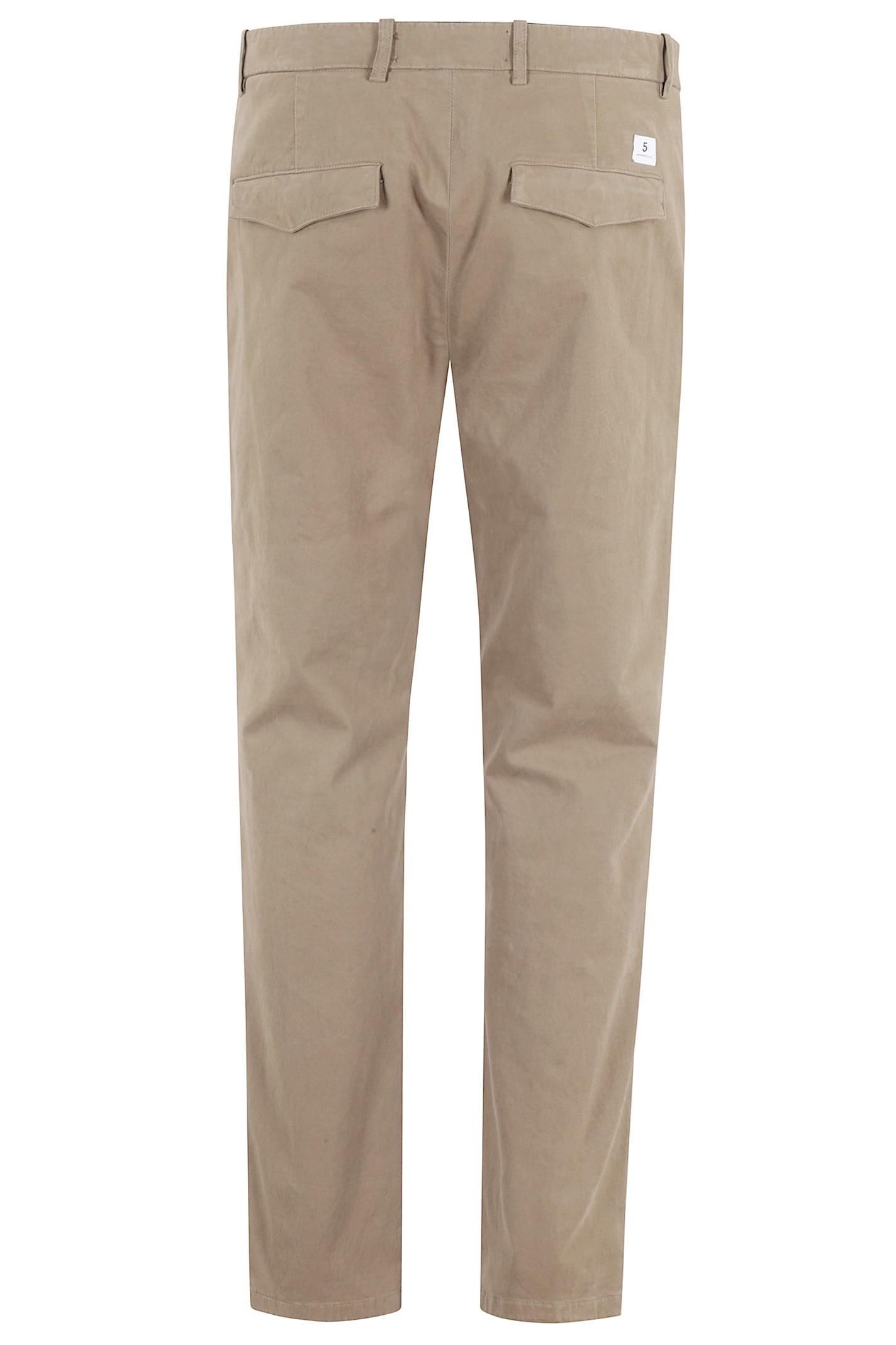 Department Five Prince Pantalone Chino Slim Crop In Neutral