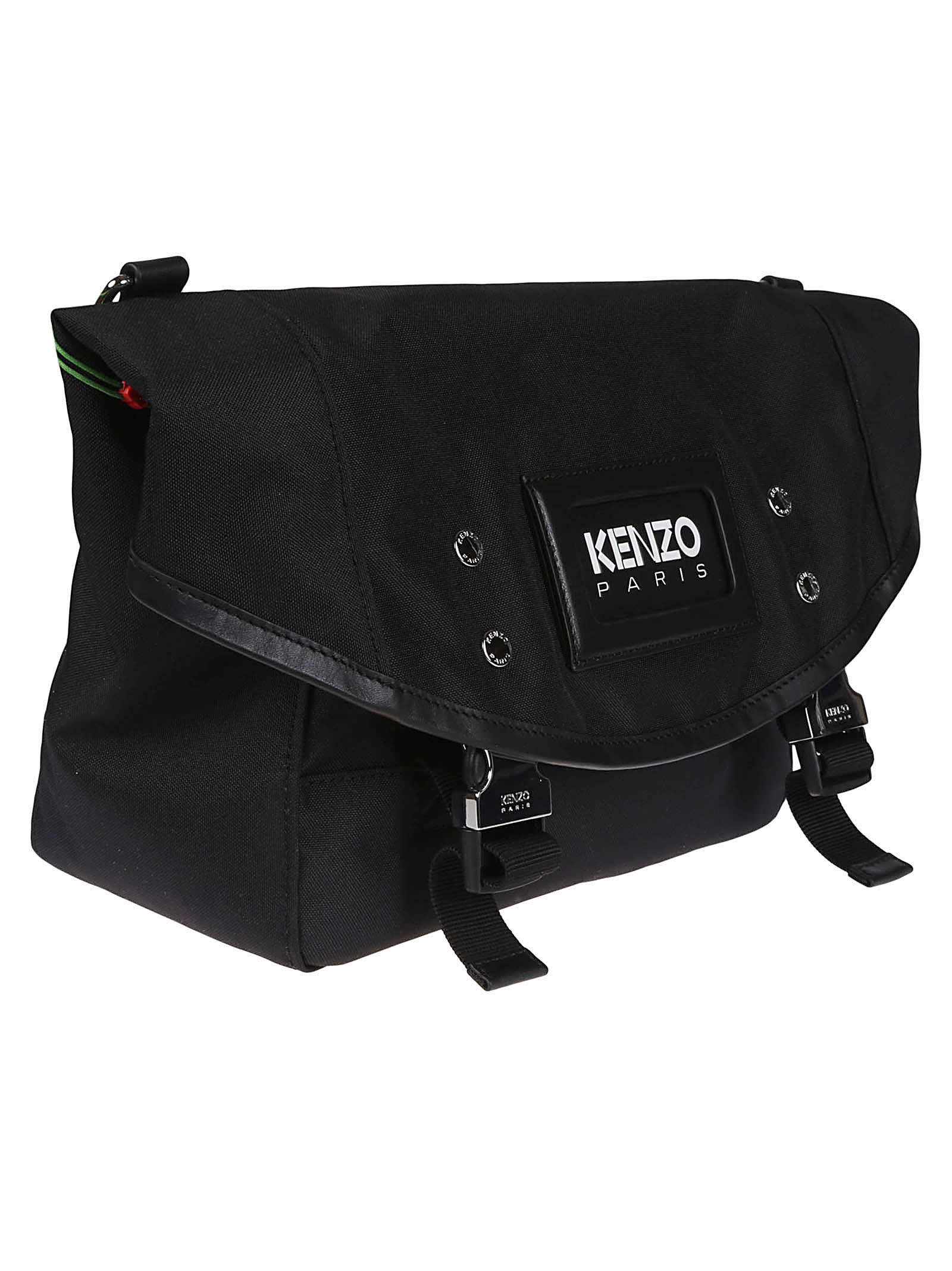 Shop Kenzo Messenger Bag In Noir
