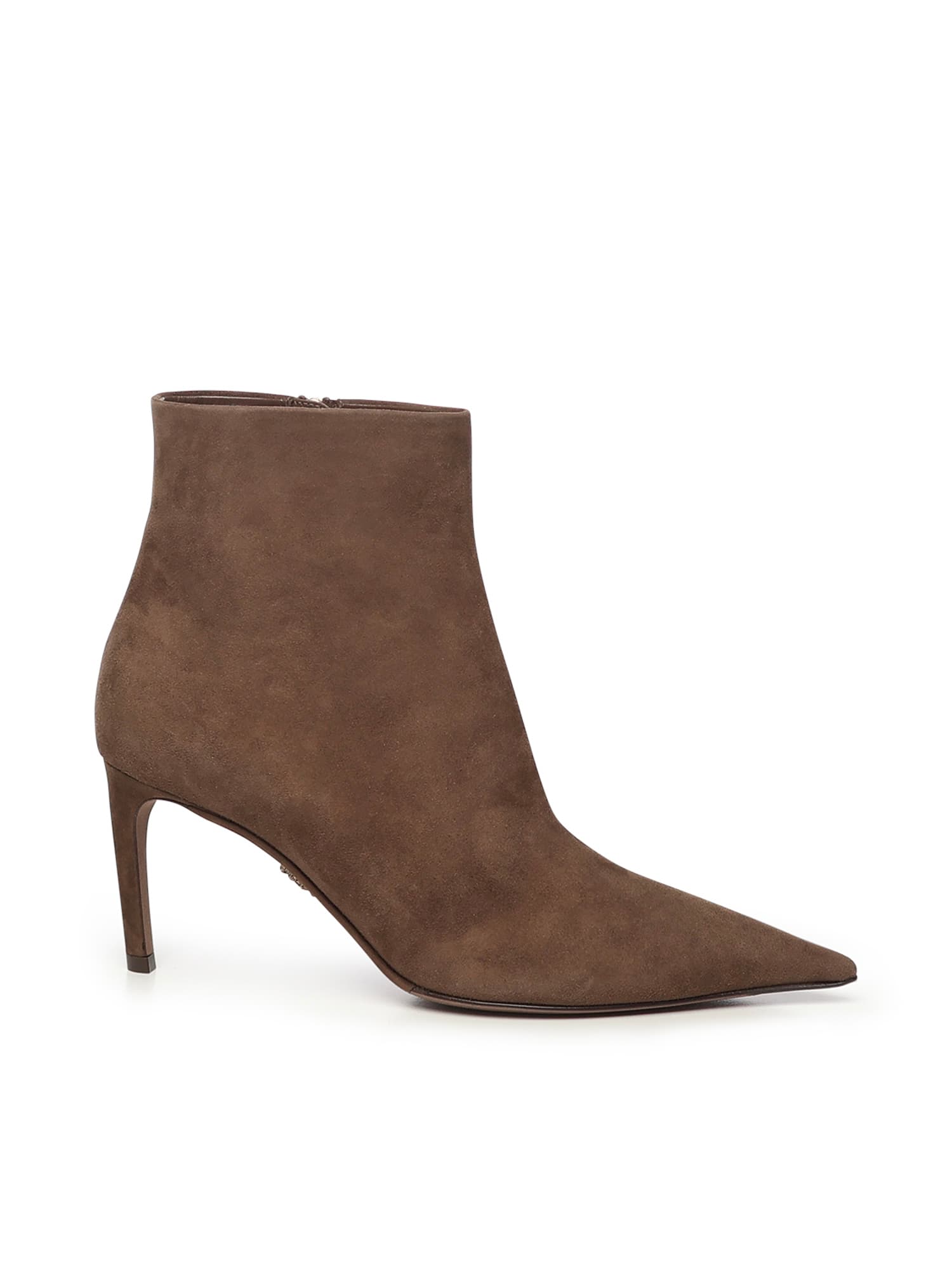 Dolce & Gabbana Devotion Ankle Boots In Brown