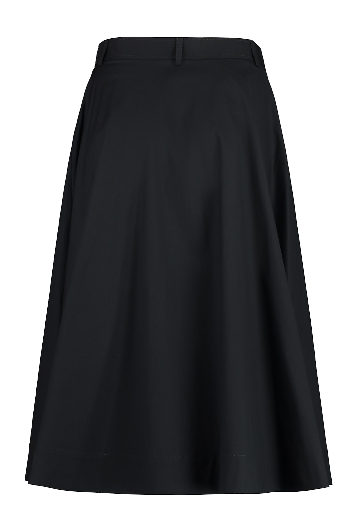 Moschino Women's "poplin Skirt With Buttons" In Blue