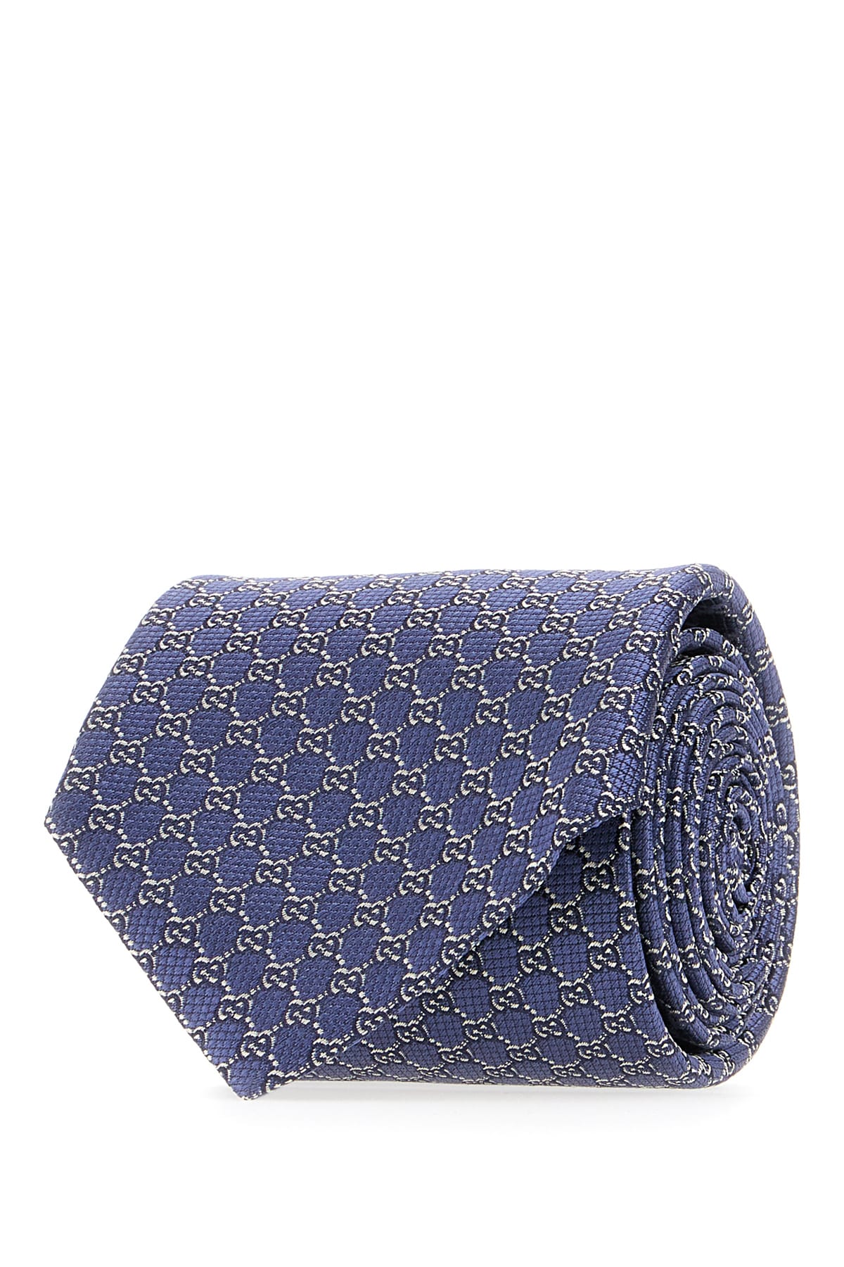 Embroidered Silk Tie