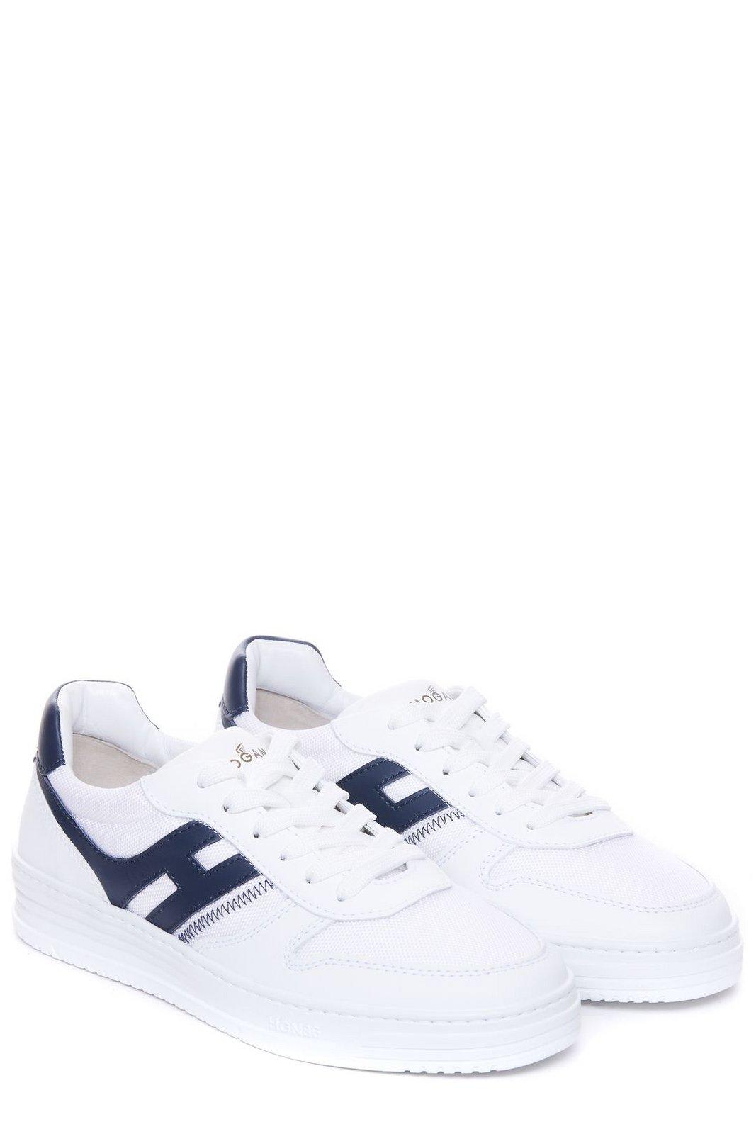 Shop Hogan H630 Low-top Sneakers In Blue