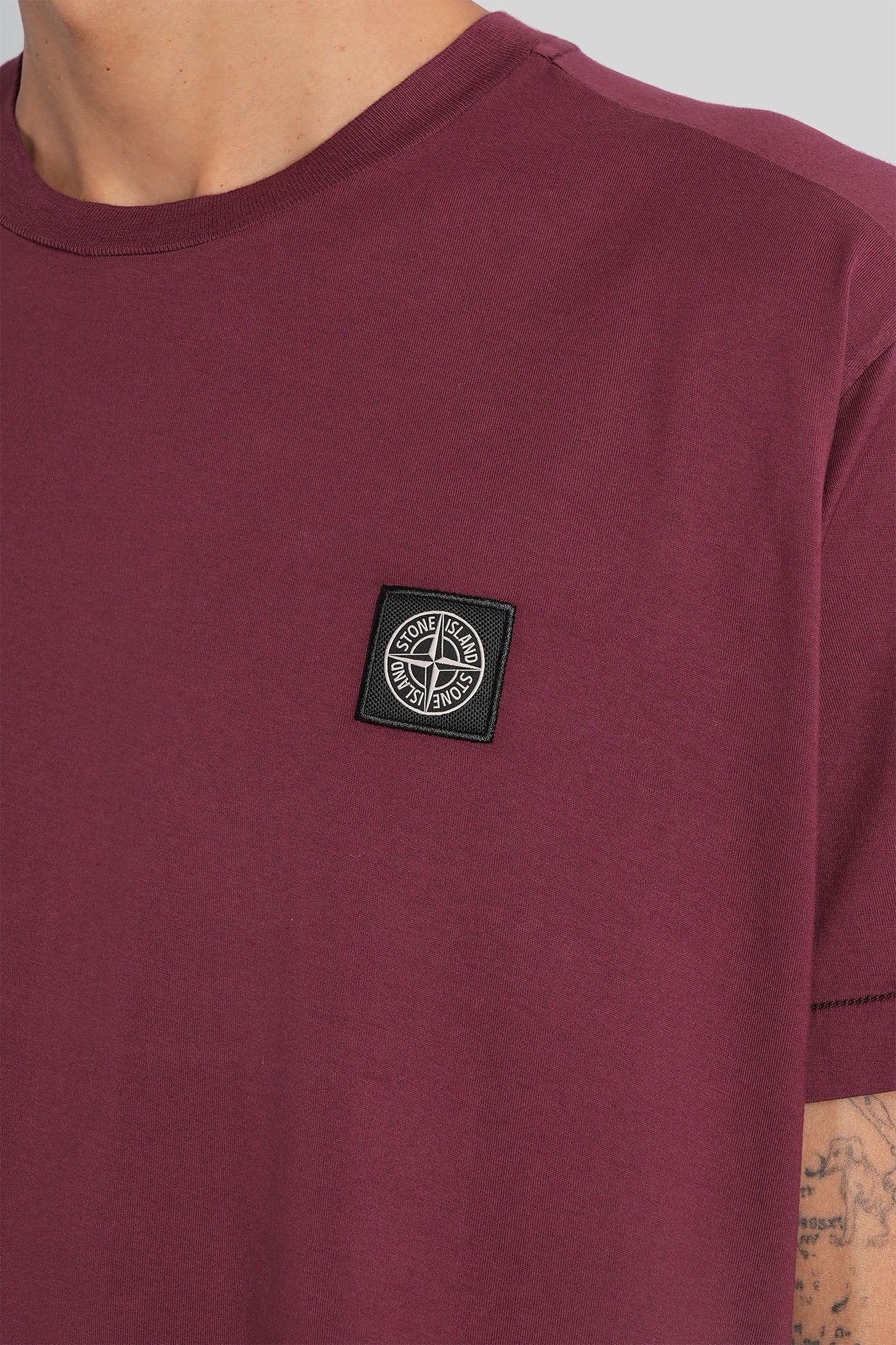 Stone Island T-shirt In Red Cotton In Red