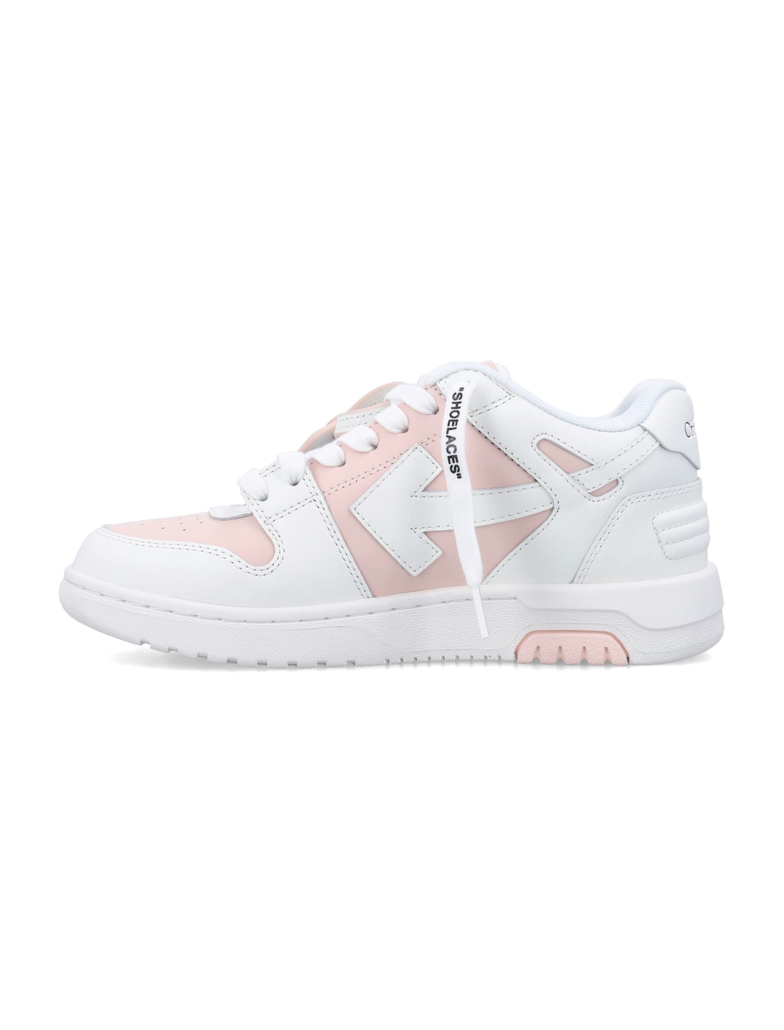 Shop Off-white Out Of Office Woman Sneakers In Rosa/bianco