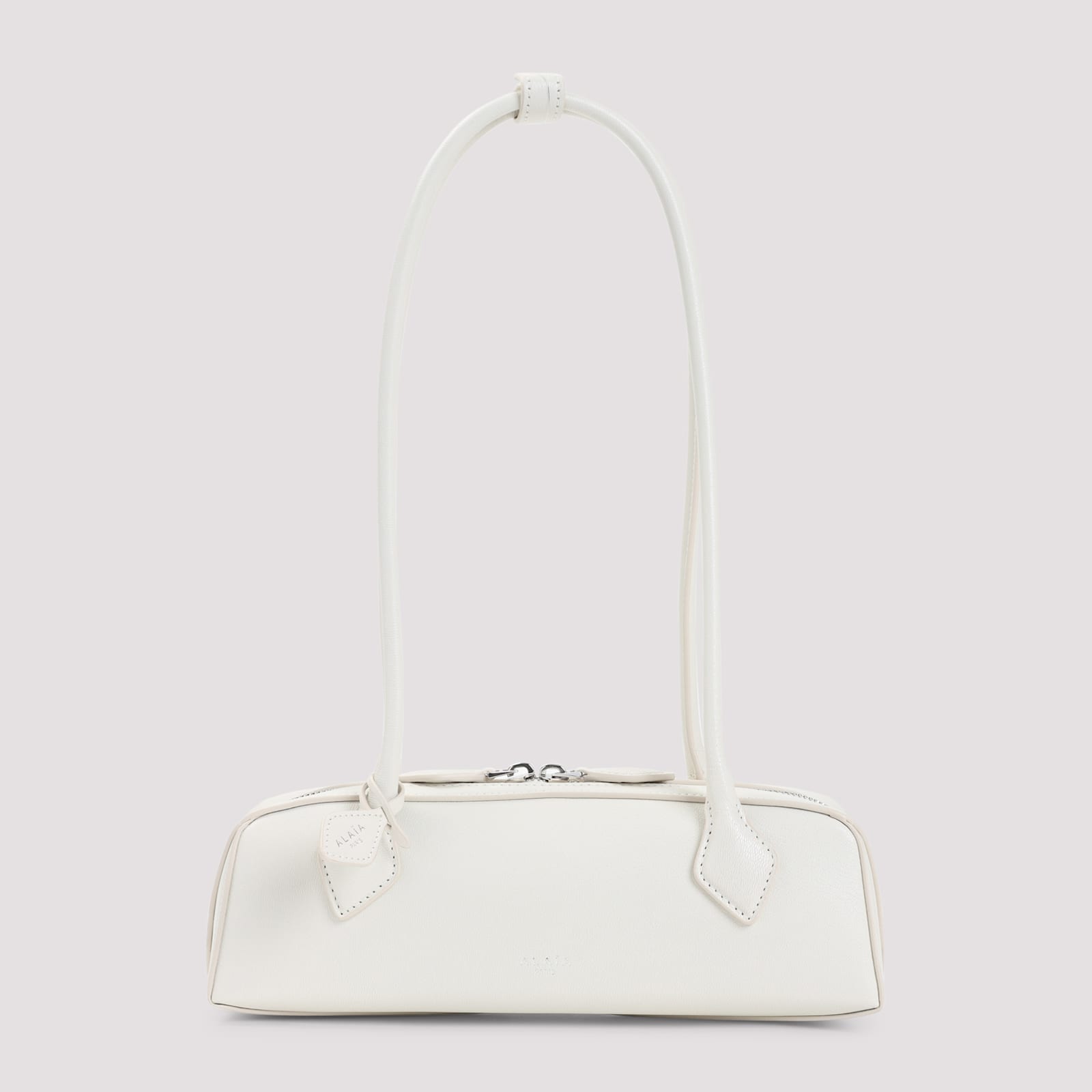 Alaïa Teckel Small Shoulder Bag In White