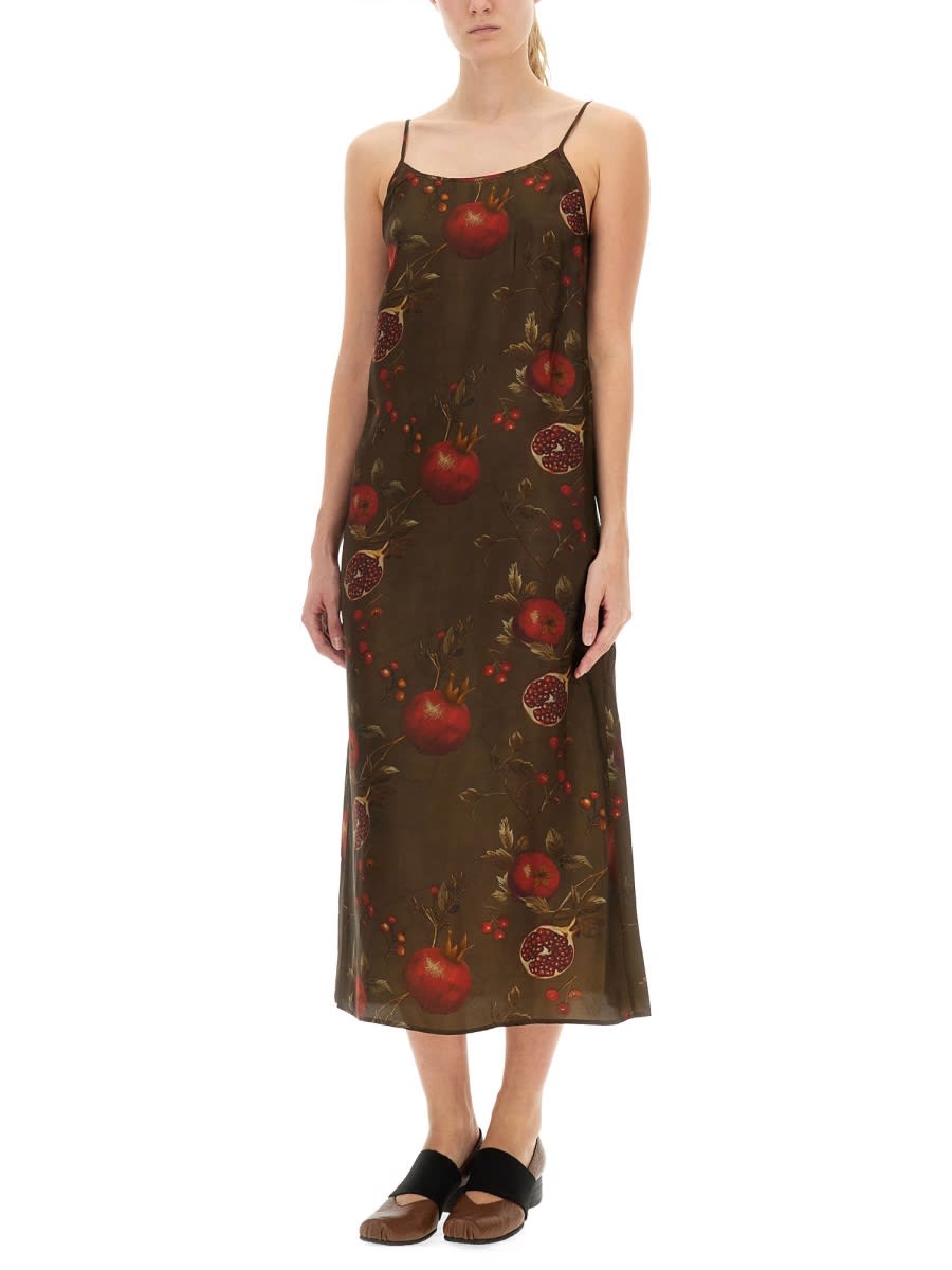 Uma Wang Midi Dress Anaya In Brown