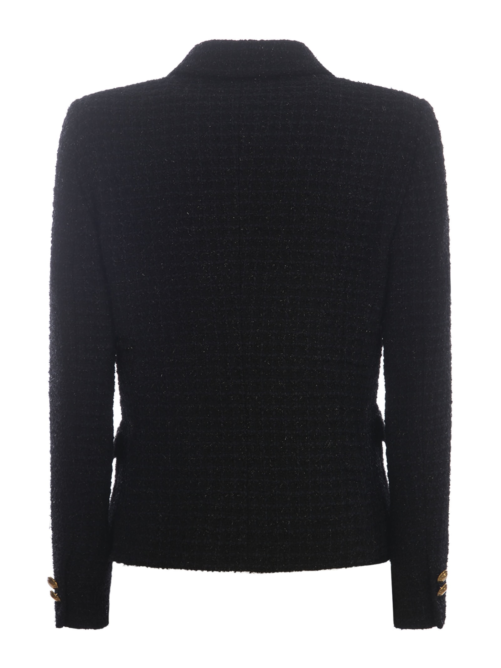Shop Tagliatore Jacket  India In Wool Blend In Black