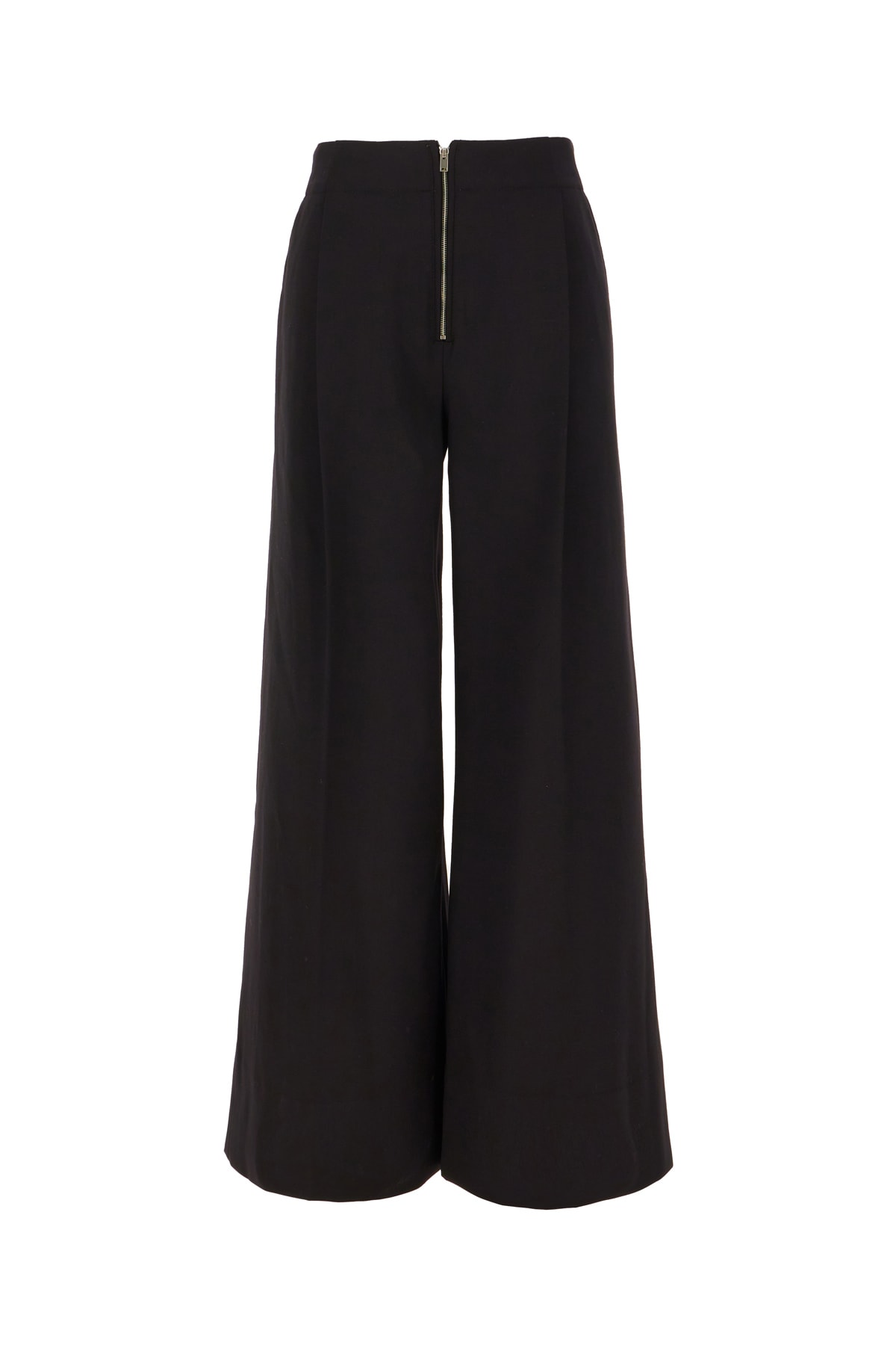 Shop Proenza Schouler Black Stretch Wool Blend Pants In 001