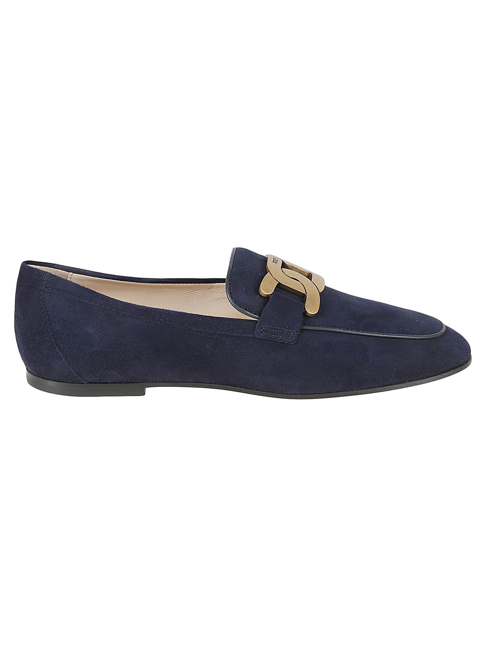 Tod's Kate Loafers In Suede In Cuoio